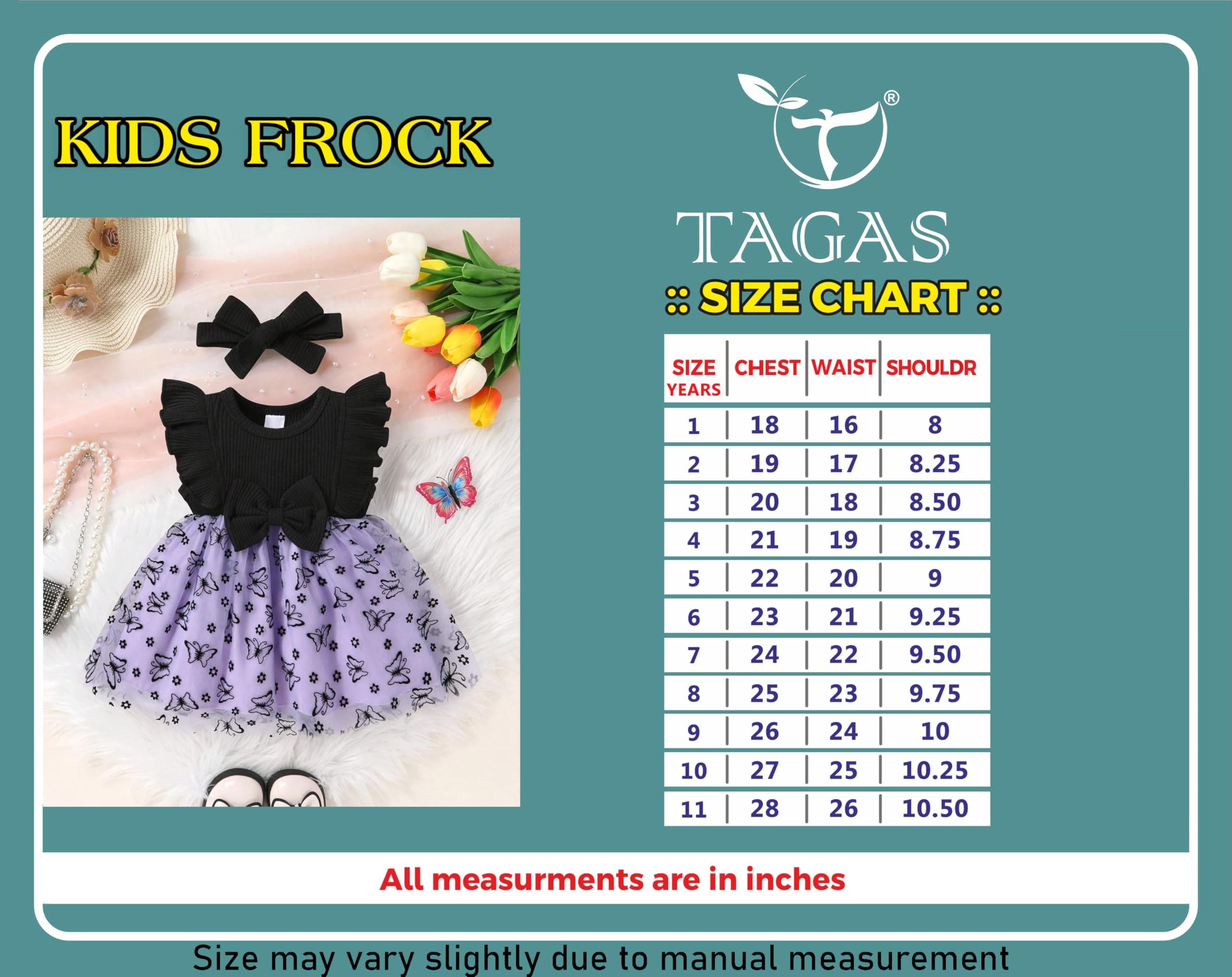 TAGAS Girls’ Long-Sleeve Floral Party Dress with Big Bow||Baby Girl Dress|| Frock for Girls|prinsses Dresses | Dress for Girls|
