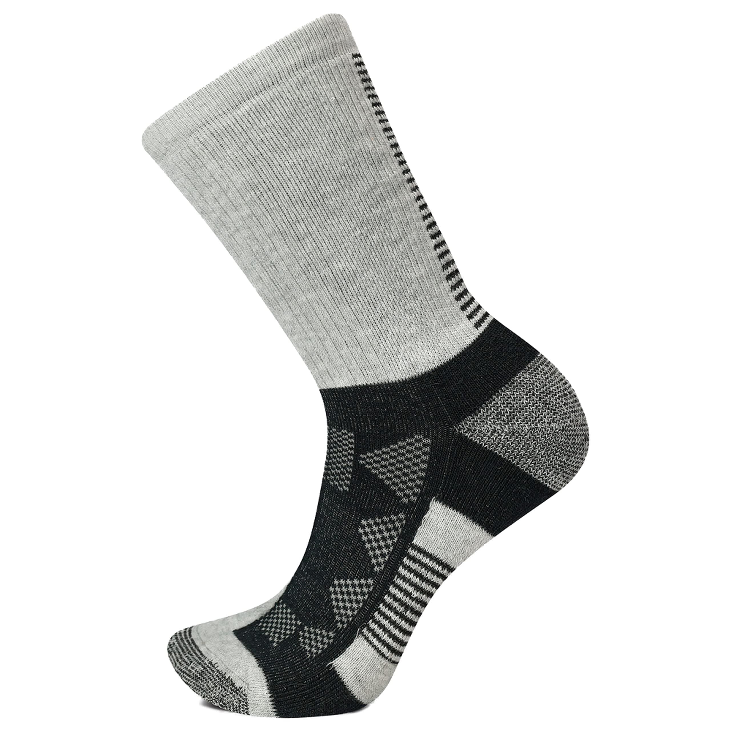Merrell Men's and Women's Lightweight Day Hiker Ankle Socks-Unisex Coolmax Wool Blend and Zoned Cushion