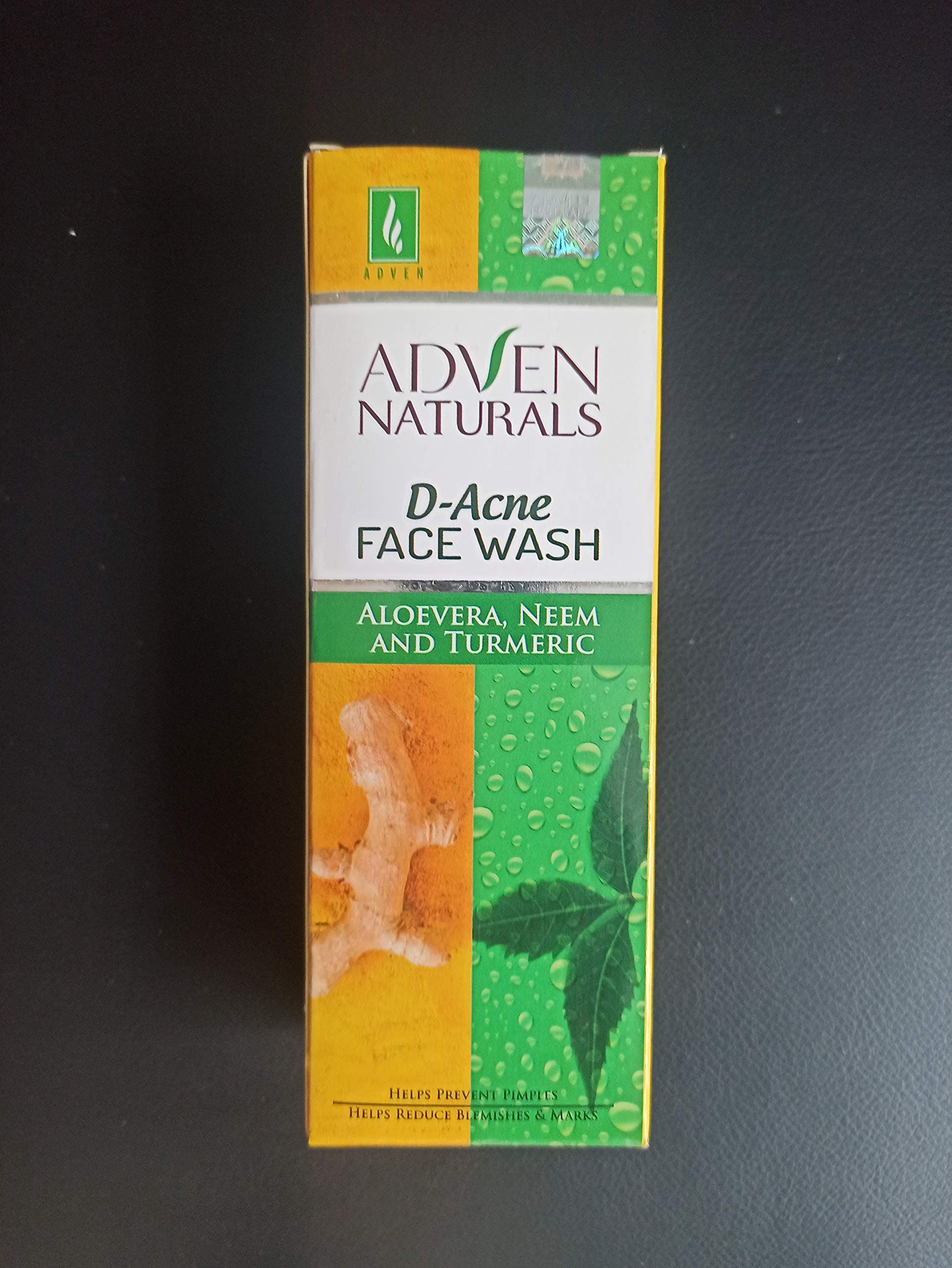 Adven Naturals D-Acne with Aloevera, Neem & Turmeric Face Wash (100 g) Pack of 2