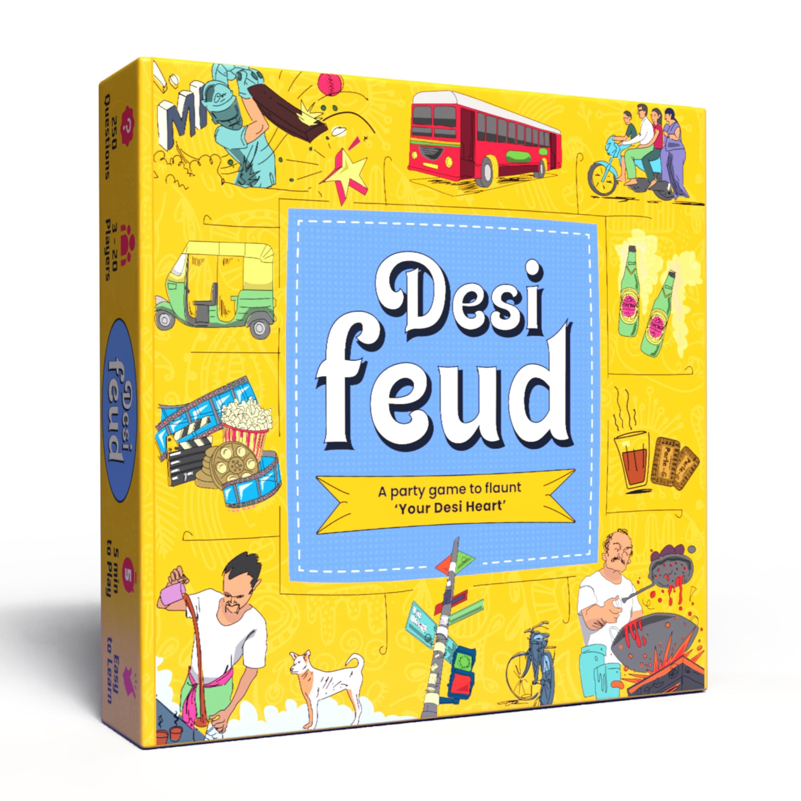 DESI BOARD GAMES Desi Feud Party Game For Adults & Family