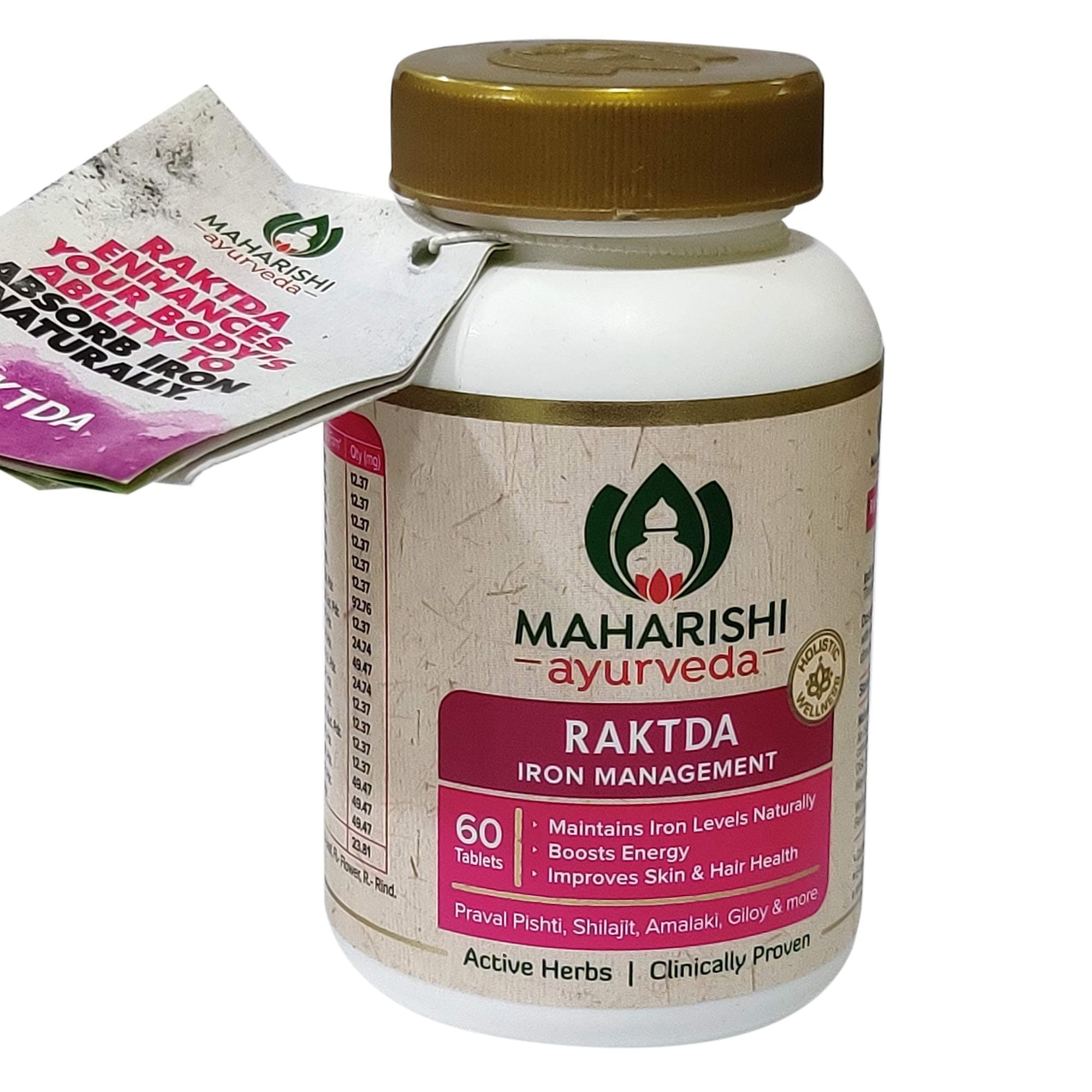 Maharishi Ayurveda Raktda 60 Tablet Pack of 1