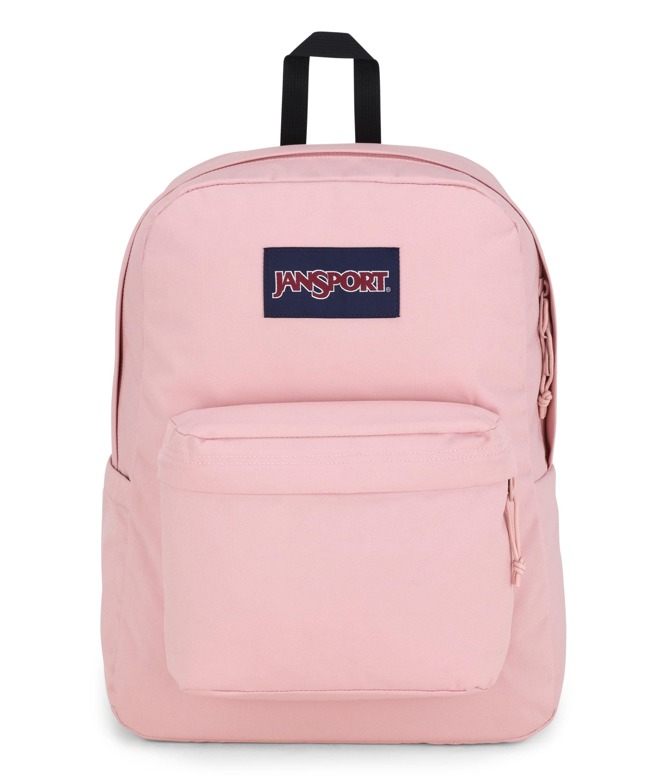 JanSport SuperBreak Backpack - School, Travel, or Work Bookbag with Water Bottle Pocket, Misty Rose