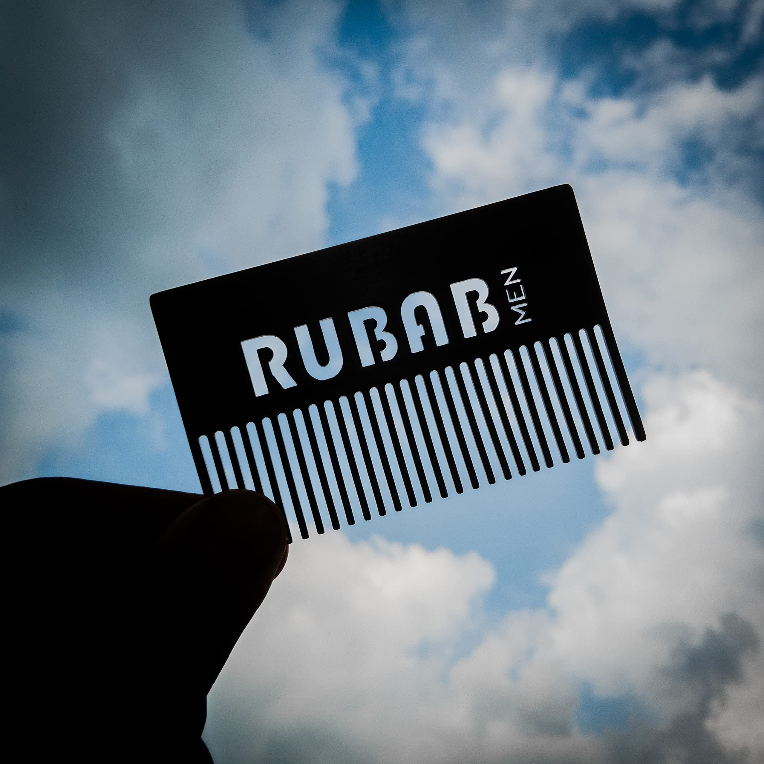 RUBAB MEN Wallet Beard Comb for Men
