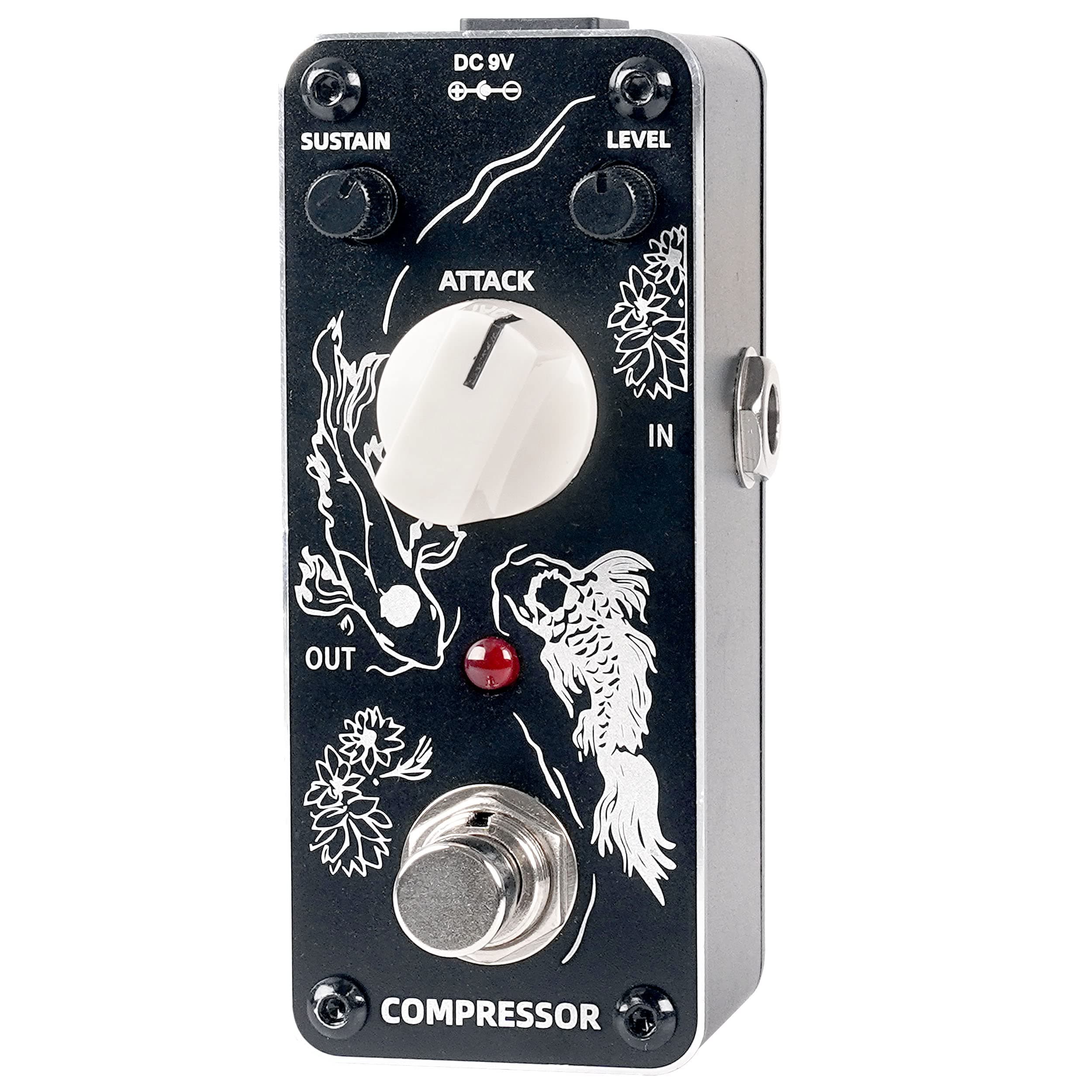 Sondery Compressor Pedal for Electric Guitar and Bass True Bypass