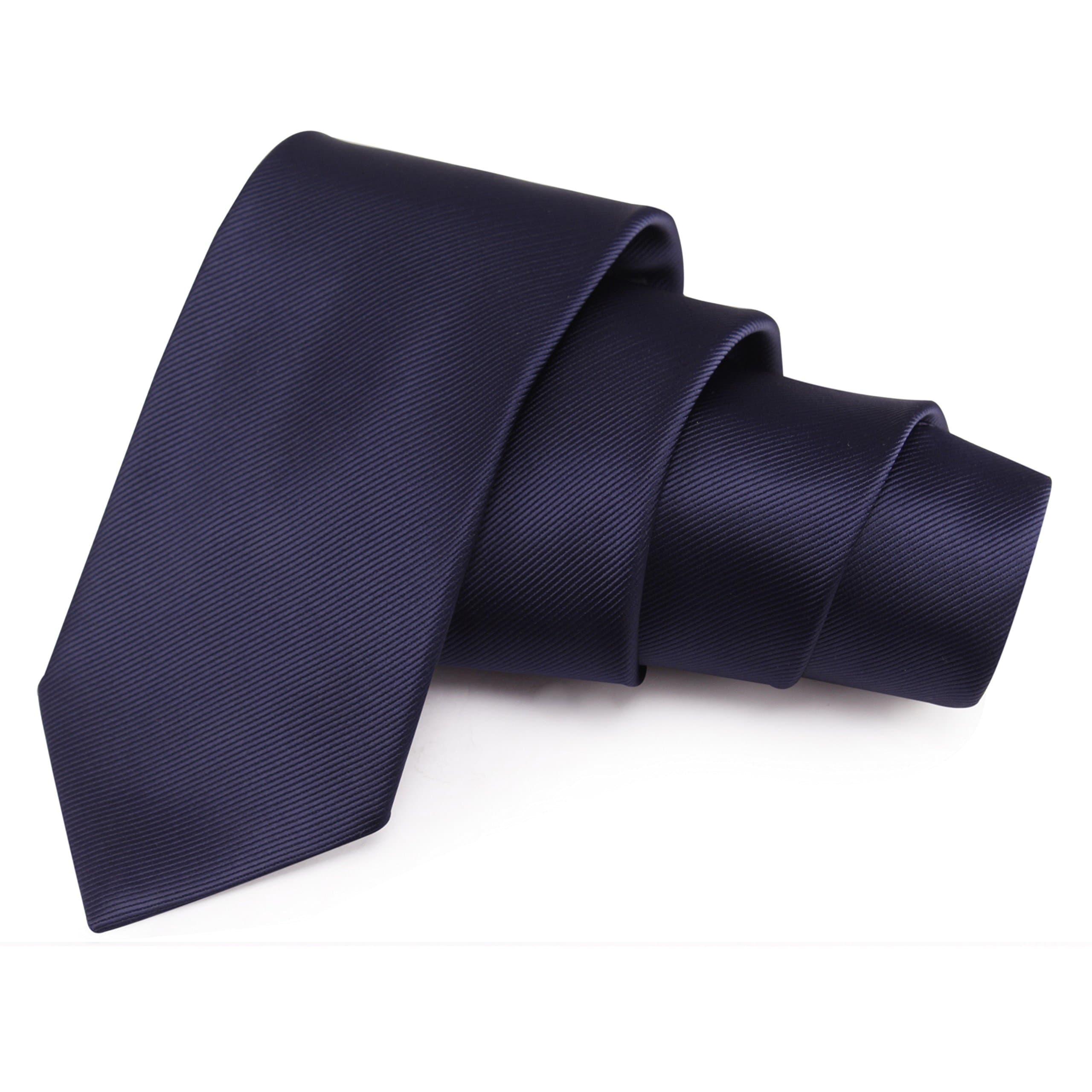 Peluche Modish Navy Blue Colored Microfiber Necktie for Men