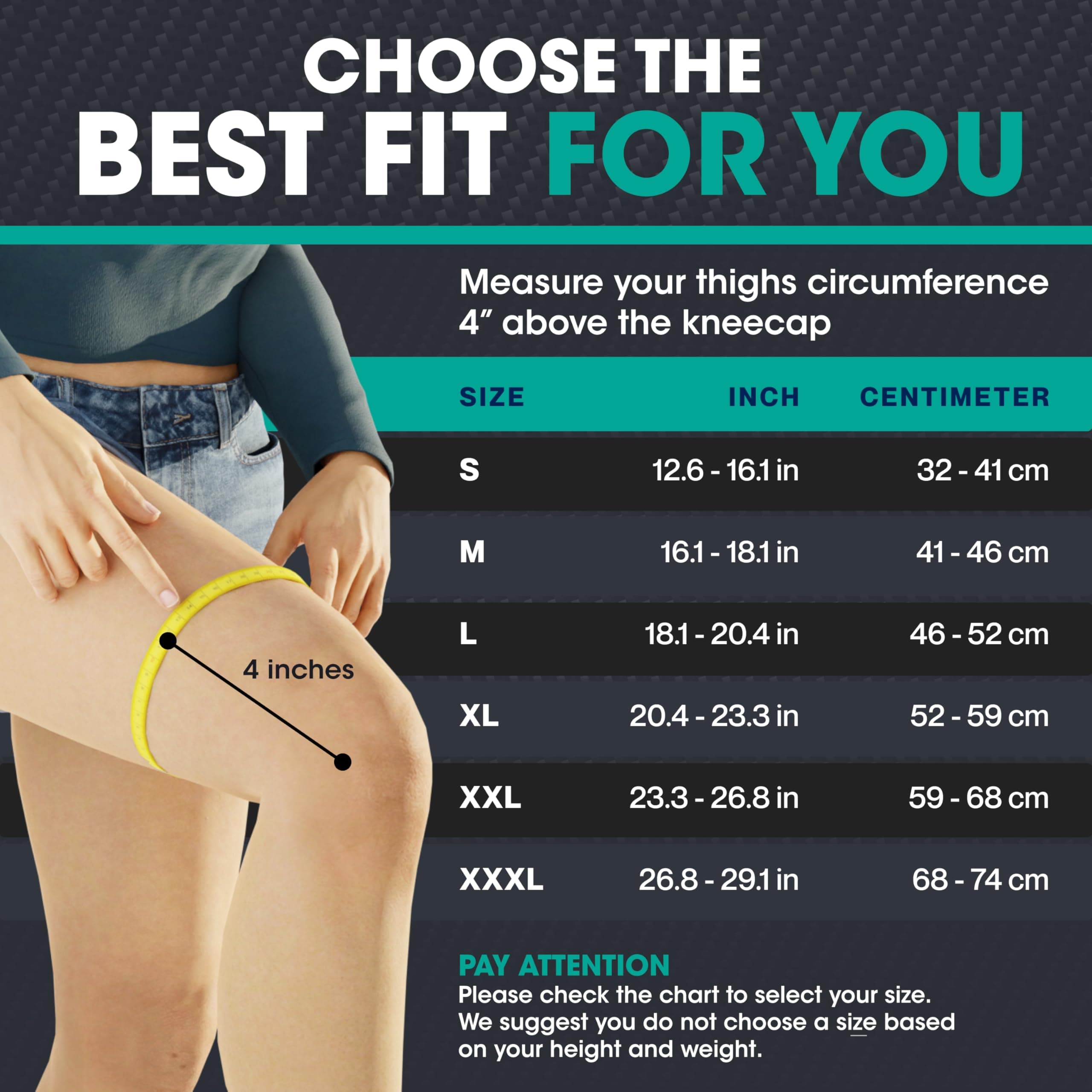 MODVEL 2 Pack Knee Compression Sleeve | Knee Brace for Men & Women | Knee Support for Running, Basketball, Weightlifting, Gym, Workout, Sports - PLEASE CHECK SIZING CHART