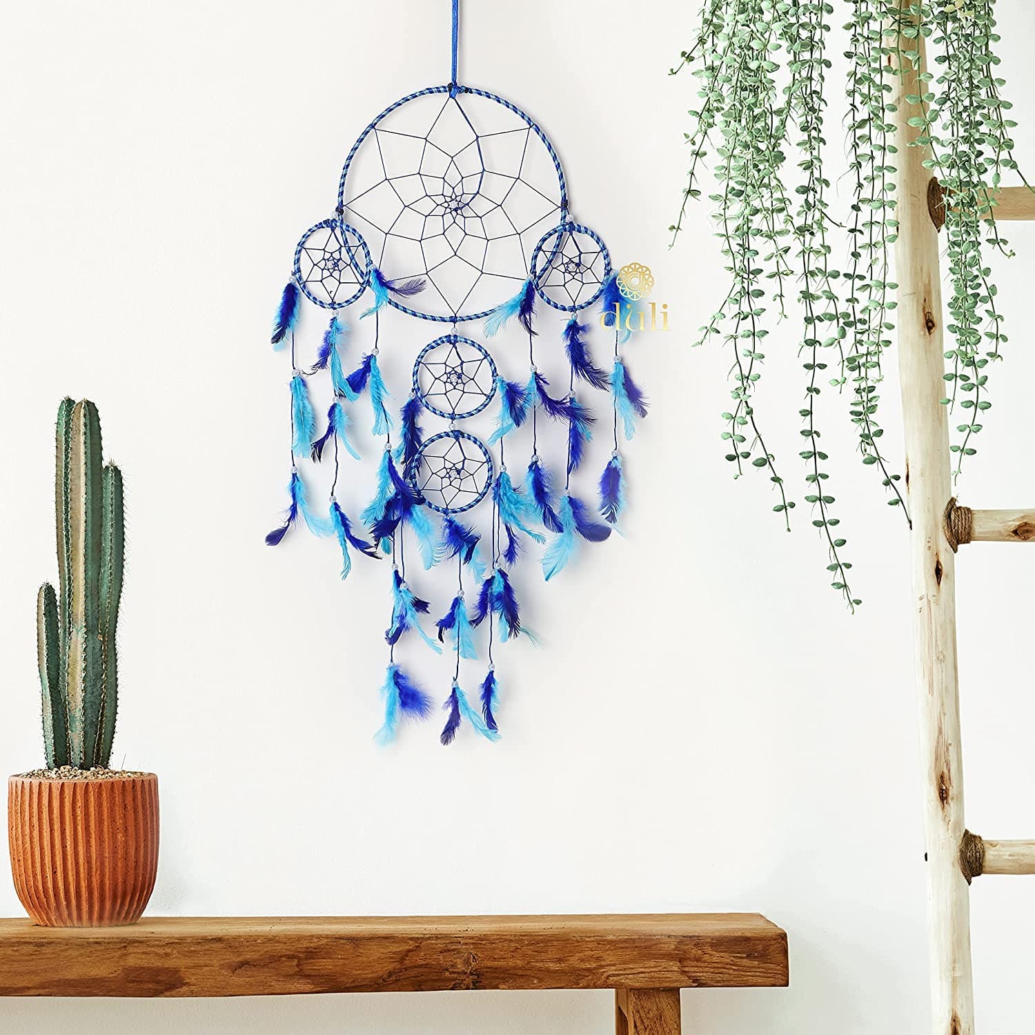 Dream Catcher Wall Hanging Colorful Handmade Wall Art for Bedrooms, Office, Balcony, Outdoors, Garden,Parties, Weddings, Hanging Design, Brings Positive Energy