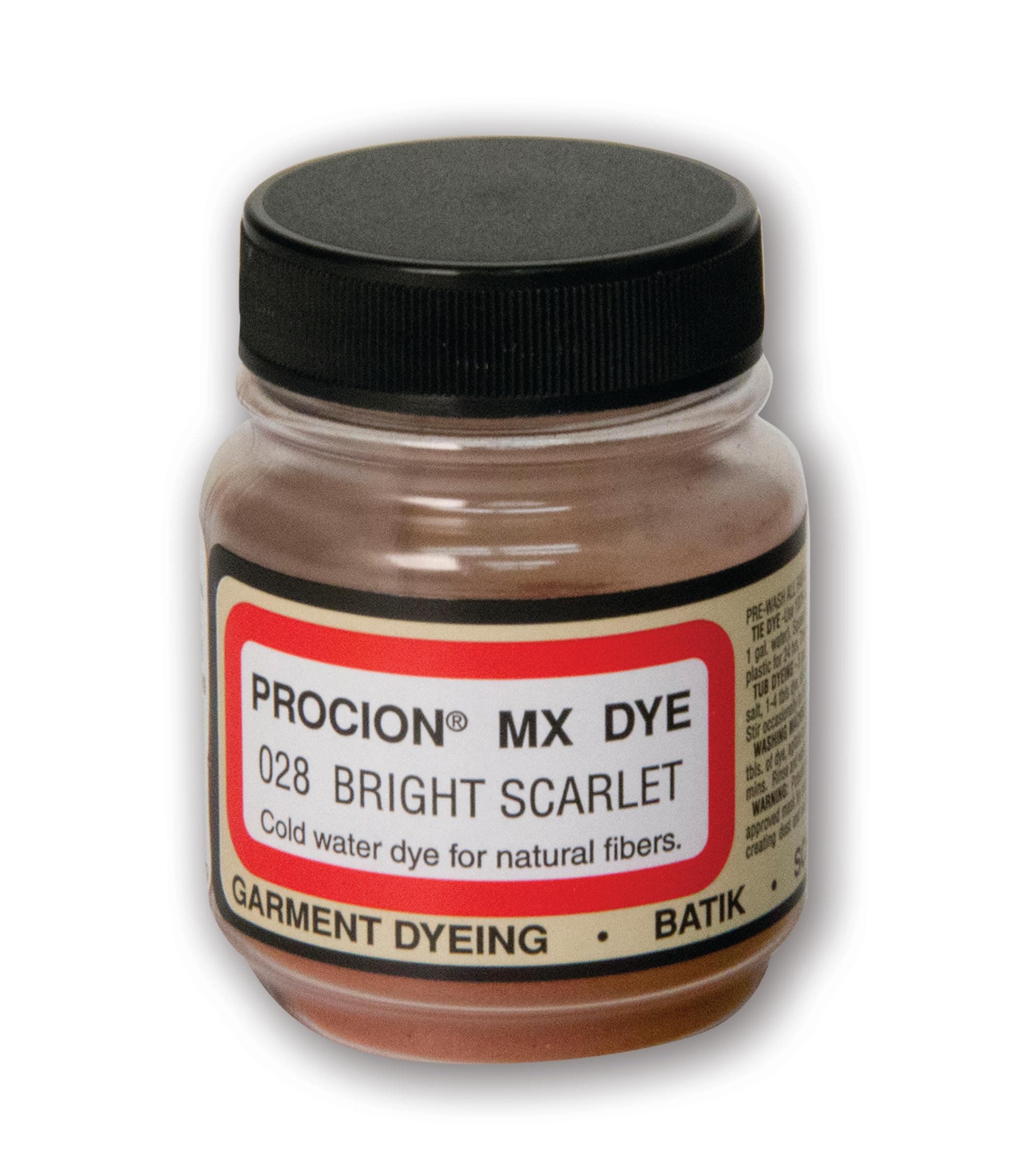 Jacquard Procion Cold Water Dyes 18.71 gm Bright Scarlet