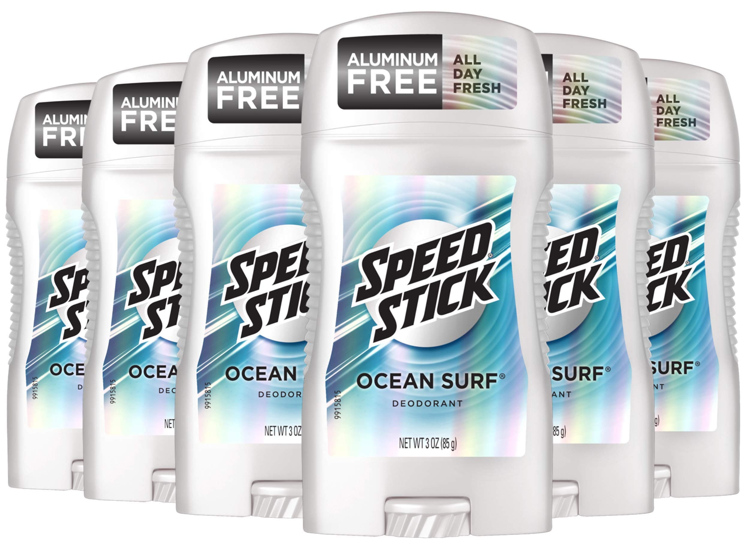 Speed Stick Deodorant, Ocean Surf, 3-Ounce Sticks (Pack of 6)