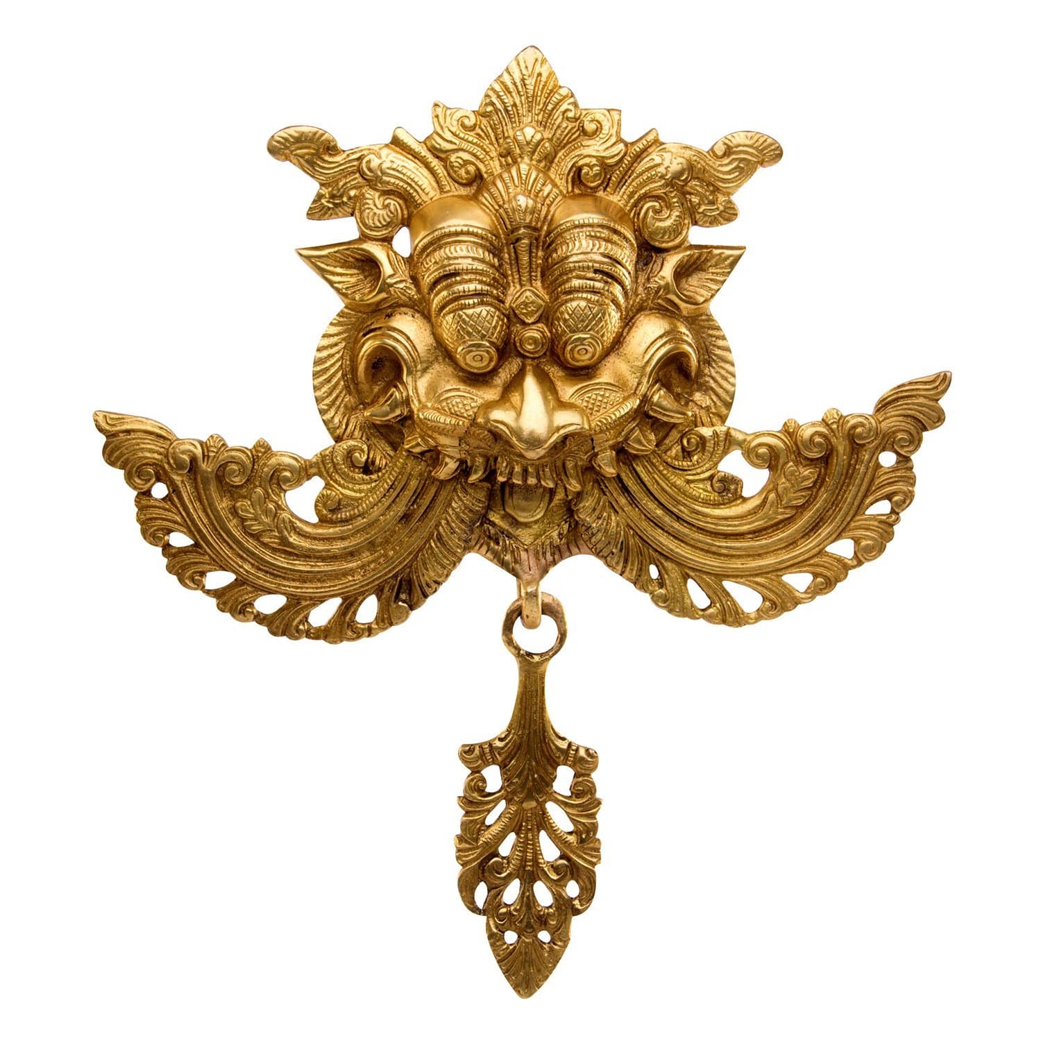 Kartique Brass Nazar Battu Door Knocker, 11 Inch