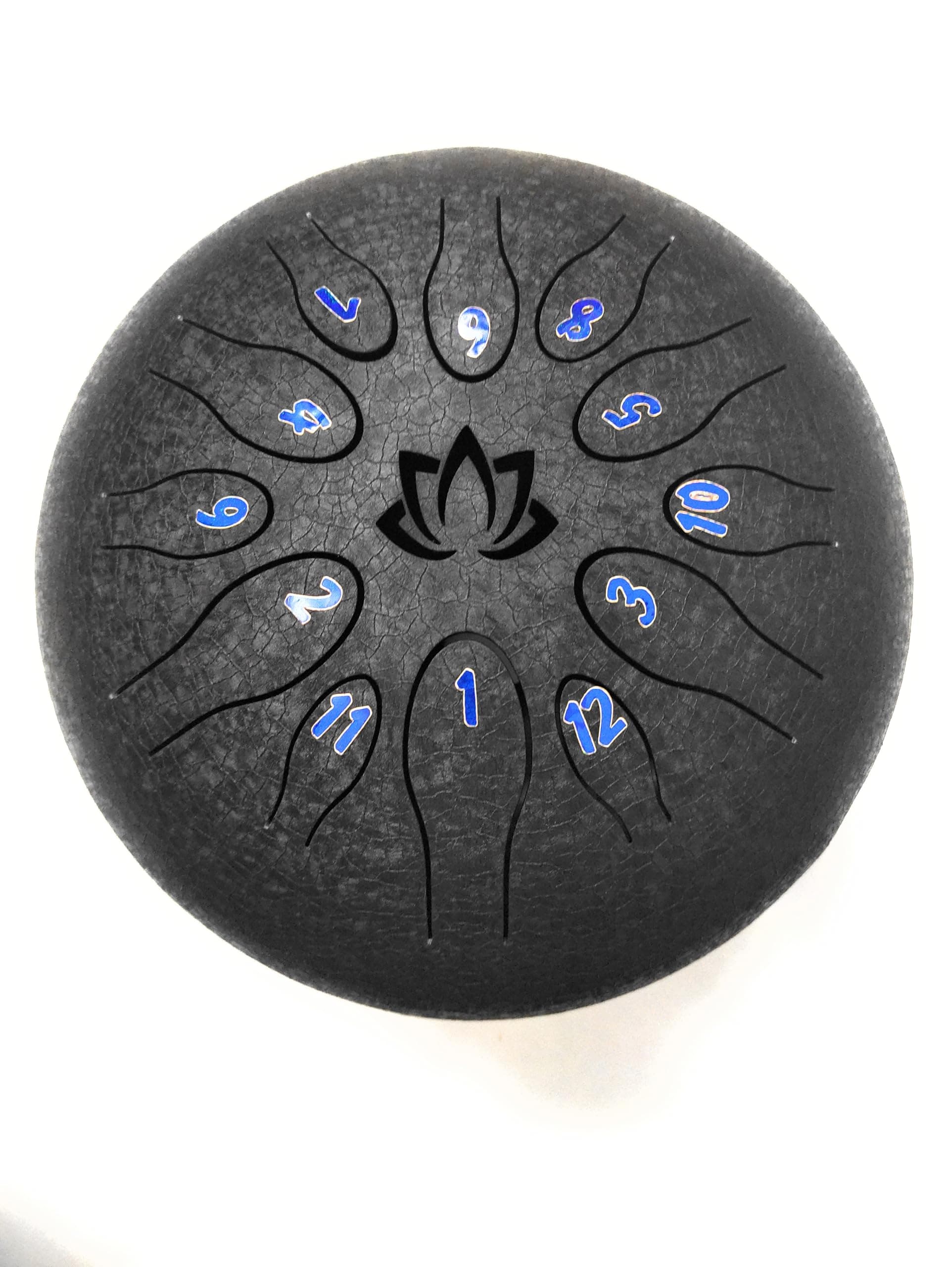 Classical musical instruments 12 Inch tune in A scale 12 notes Steel Tongue Drum Percussion Instrument Hand Pan Drum with Mallets Carry Bags
