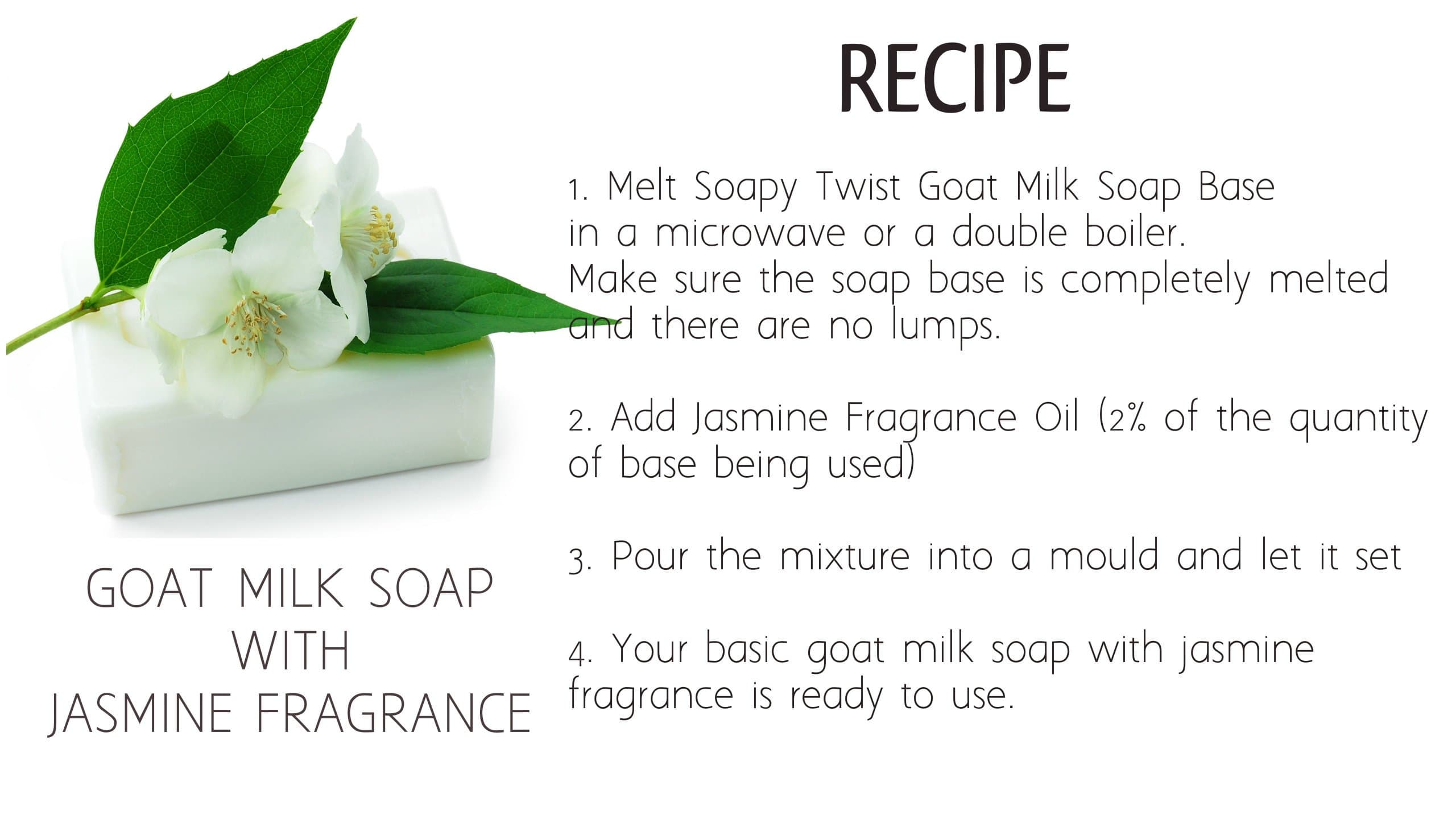 Soapy Twist Goat Milk Melt and Pour Soap Base 1Kg