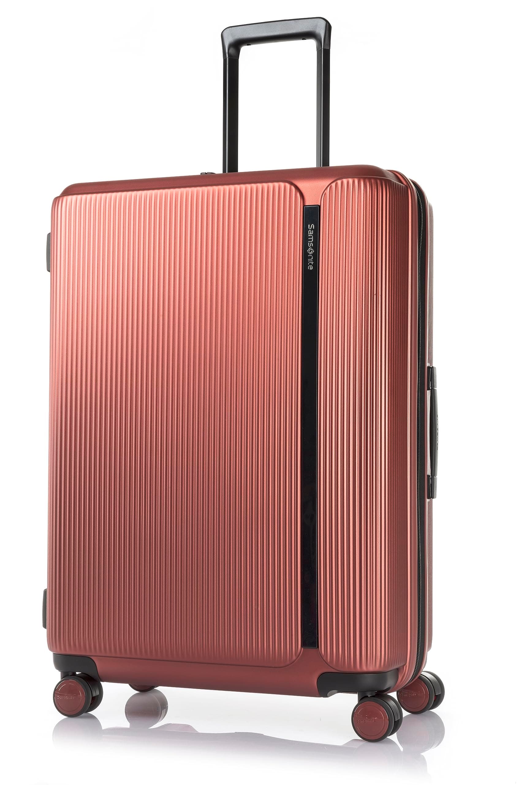 Samsonite Trolley Bag with Spinner Wheel for Travel | MYTON 69 Cms Polycarbonate Hardsided Medium Check-in Luggage Bag | Suitcase for Travel | Trolley Bag for Travelling, Matte Copper,Matte Copper