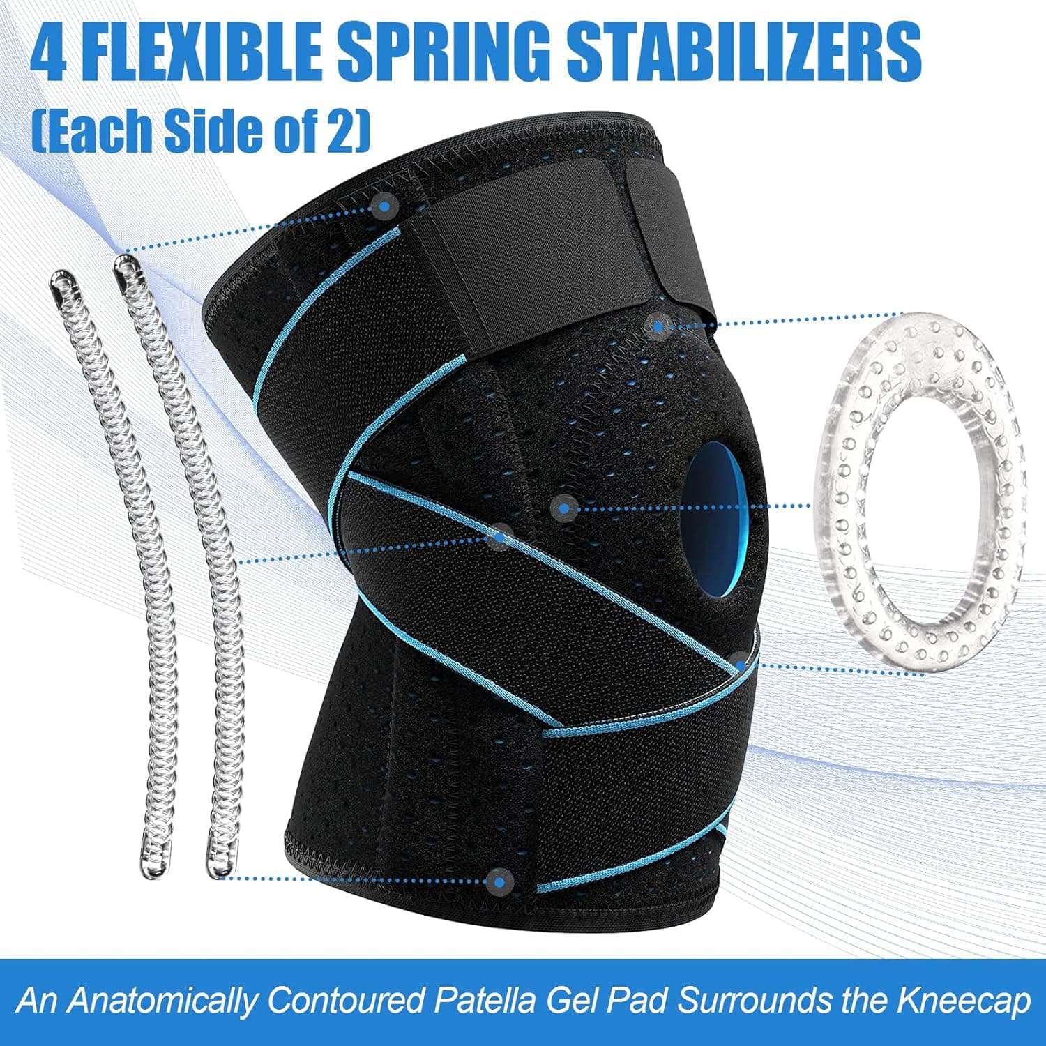 NEENCA Knee Brace for Joint Pain Relief and Sports Protection