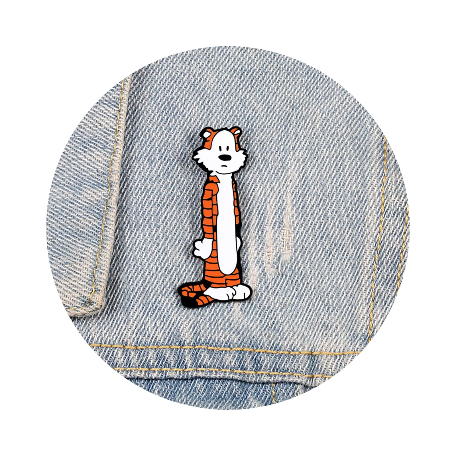 LUKGELYAM Cute Enamel Pins Cartoon Lapel Pin Brooch Badge for Backpack Jackets Funny Tiger Pins for Gift Anime Enamel Pin for Clothing Hat Decoration, Metal, enamel