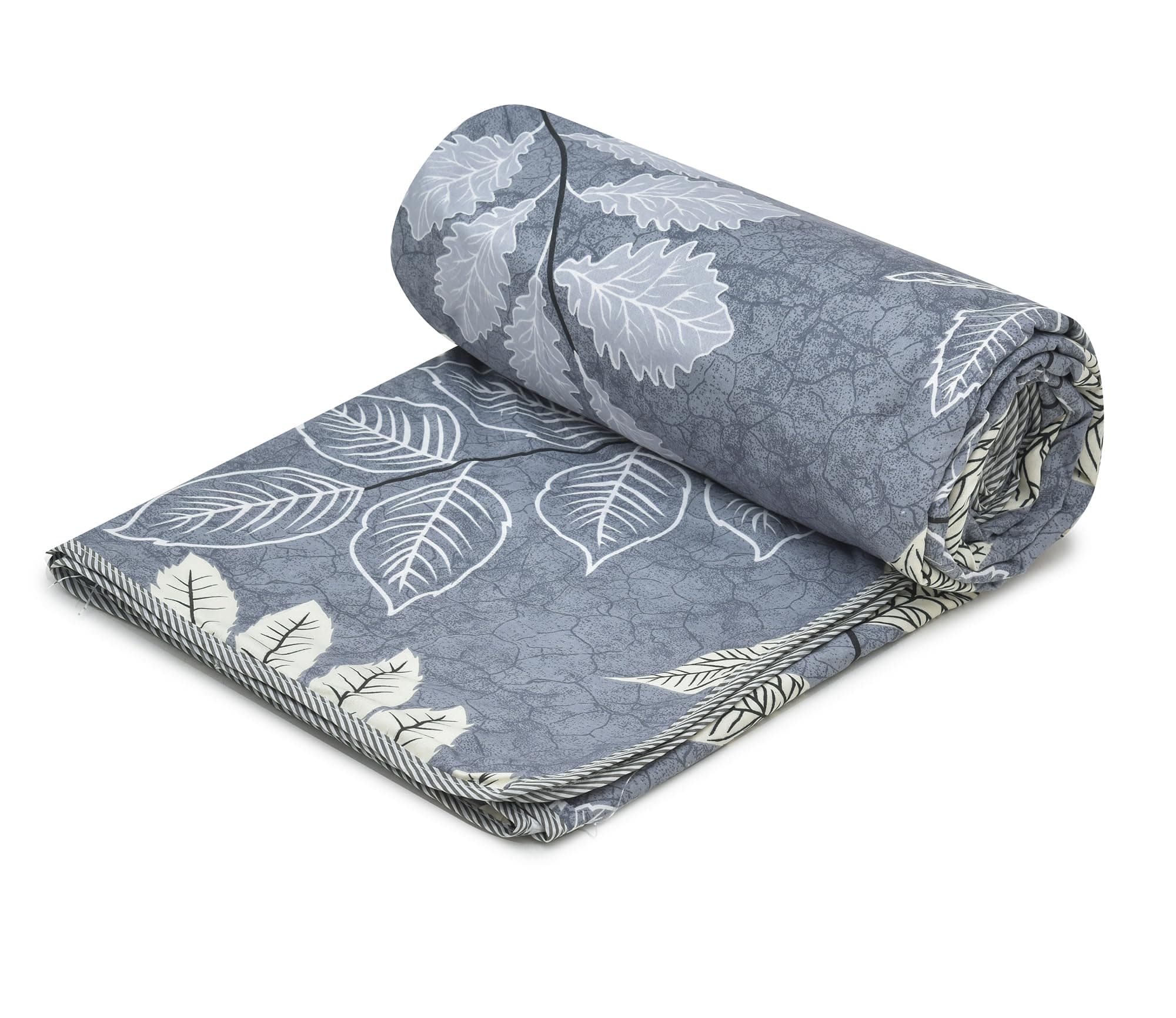 RUSTIC LINEN Super Soft Microfiber Cotton Printed Lightweight Single Dohar | Reversible Microfiber Cotton Dohar 57x87(Inches), 144TC Cotton Single Dohar,Dohar for Single Bed