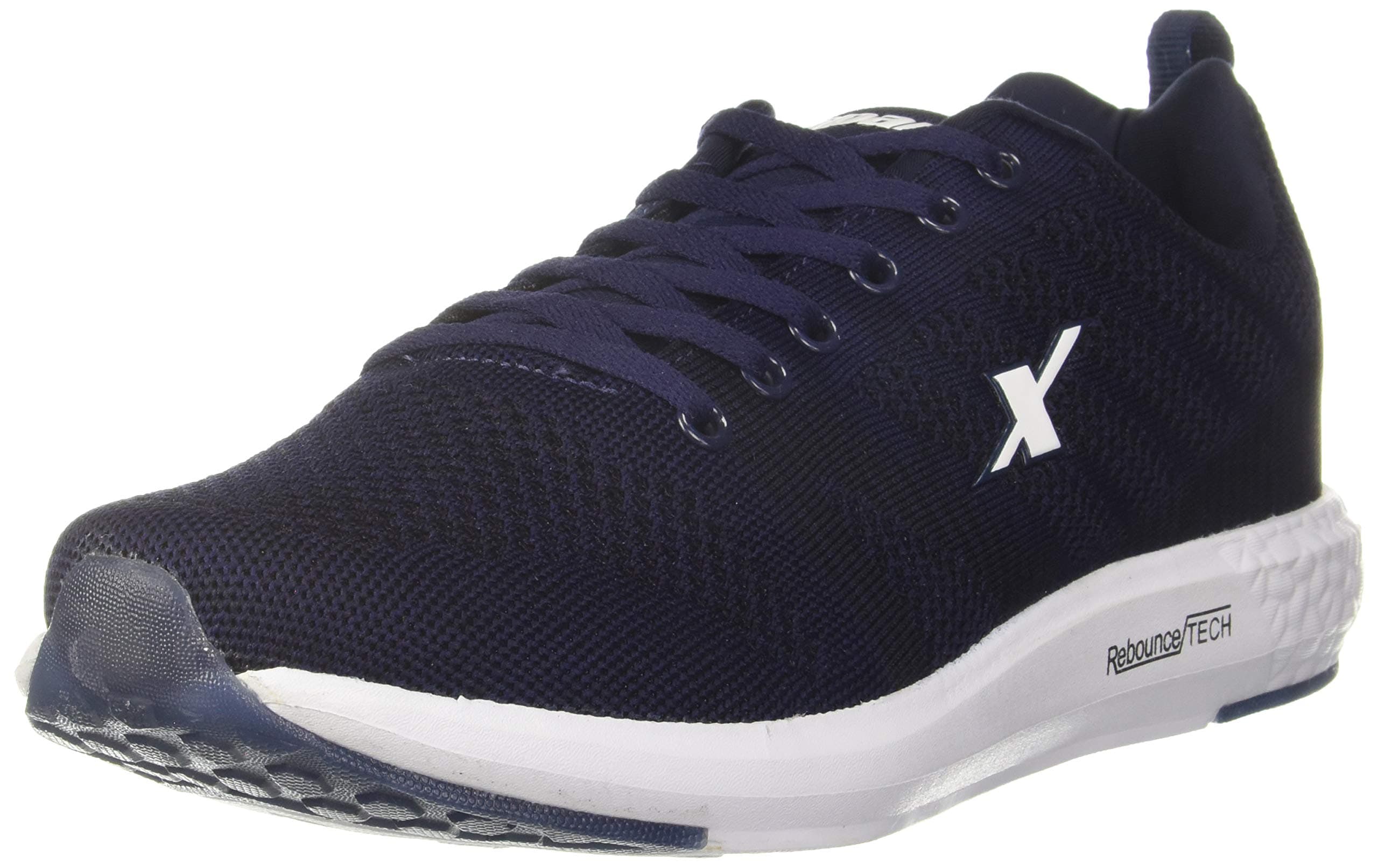 SPARX Men's Navy Blue White Running Shoes-10 UK (44 EU) (SX0379G)