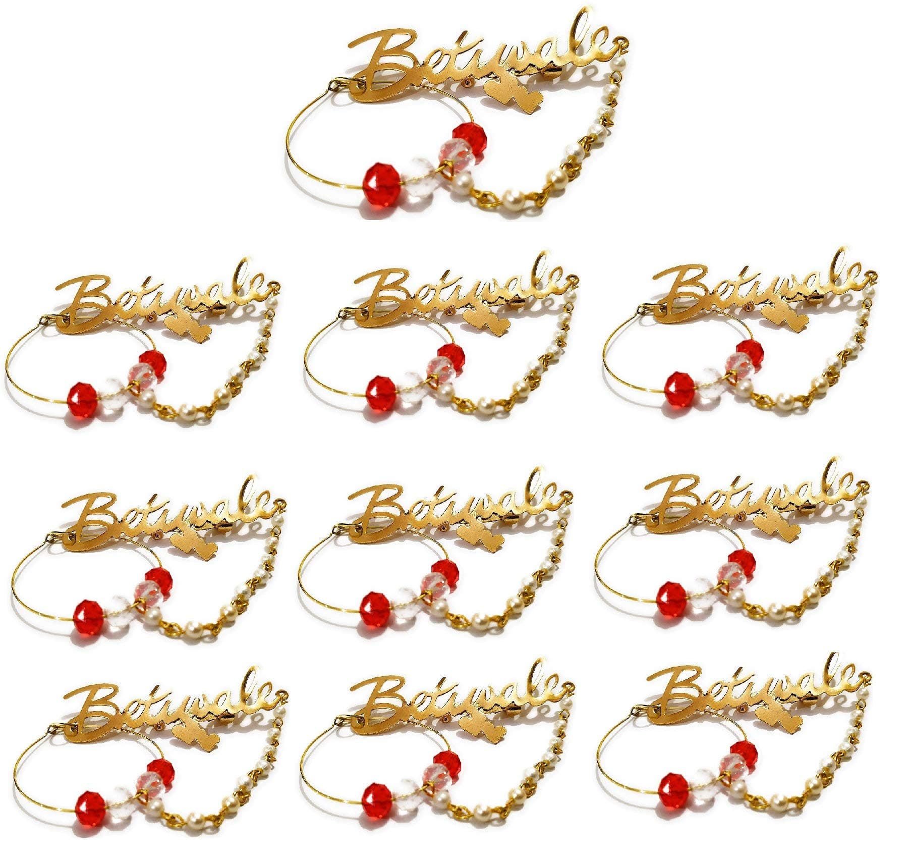 SHOPOBUDDY Brooch Betiwale Wedding Accessories(Pack of 10)
