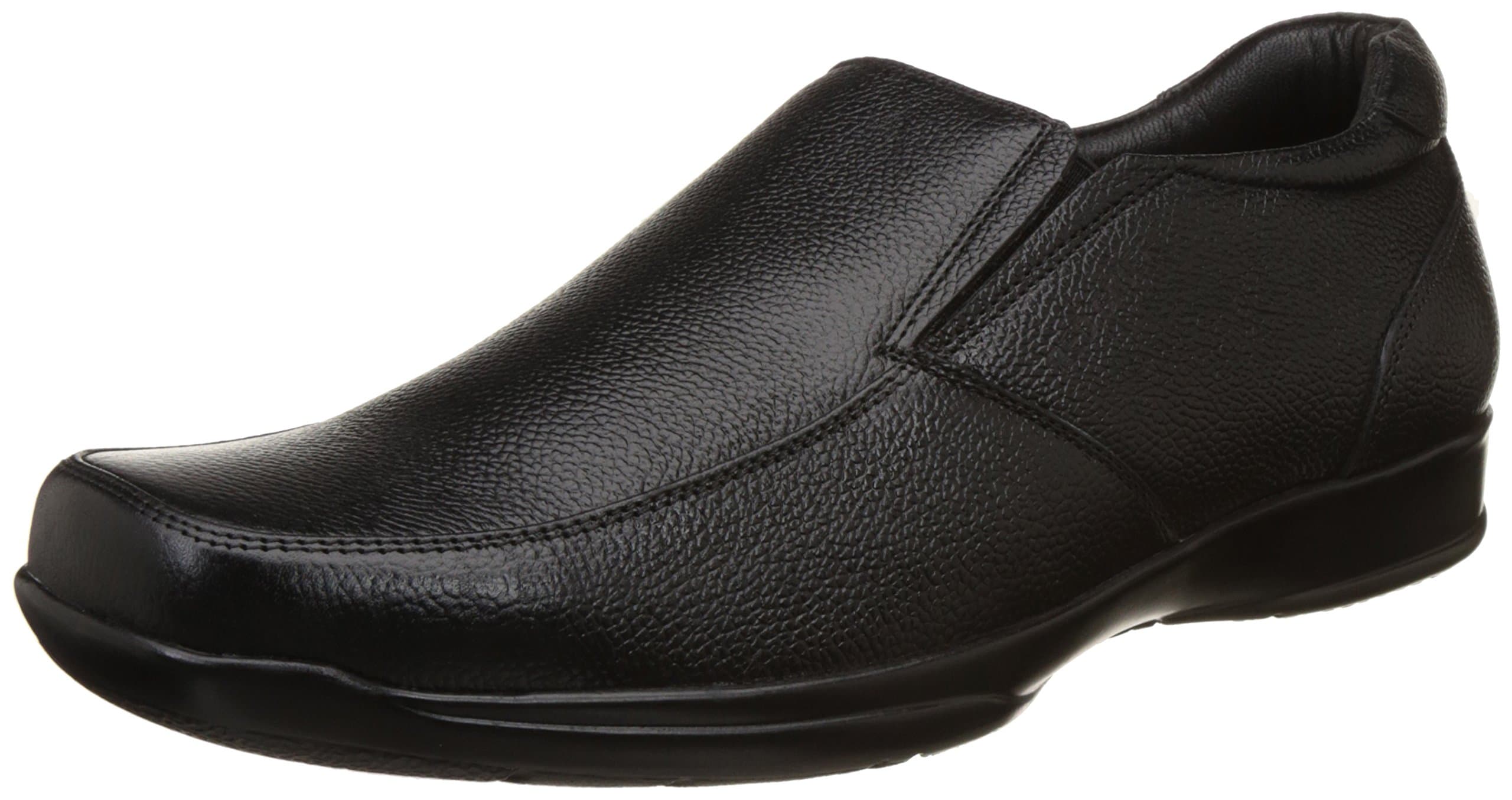Red Chief Classic Slip On | Men's Formal Shoes for Office | Black | Pu Sole,10 UK