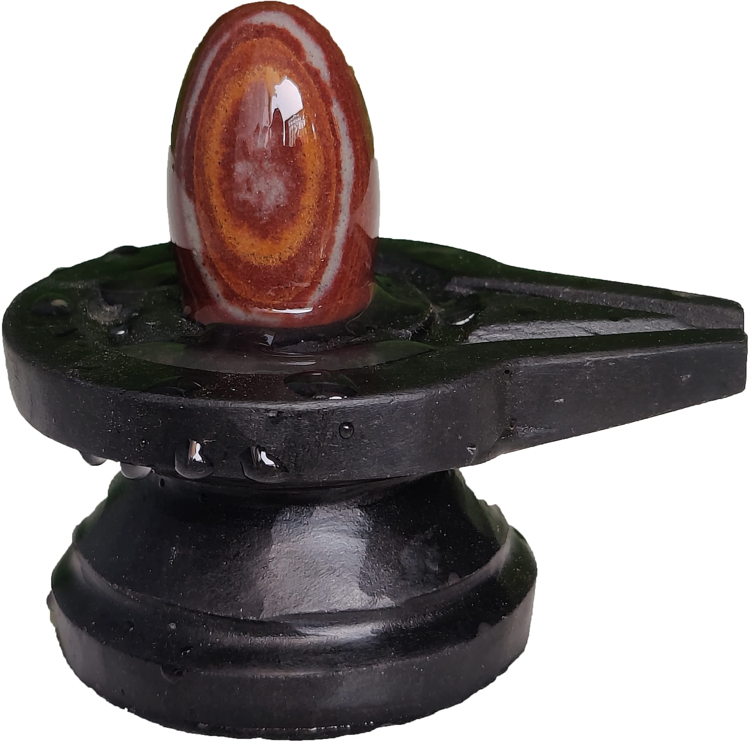 NARMADESHWAR SHIVLING Original NARMADESHWAR SHIVLING NARMADA Stone SHIVLING NARMADA BANALING SHIVLING for Office Small Shiva Lingam for Home Pooja Natural SHIVLING for Daily Home Worship