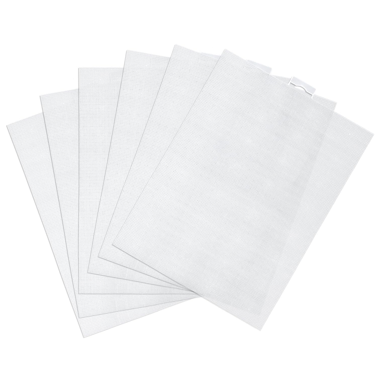6pcs Plastic Mesh Canvas Sheets