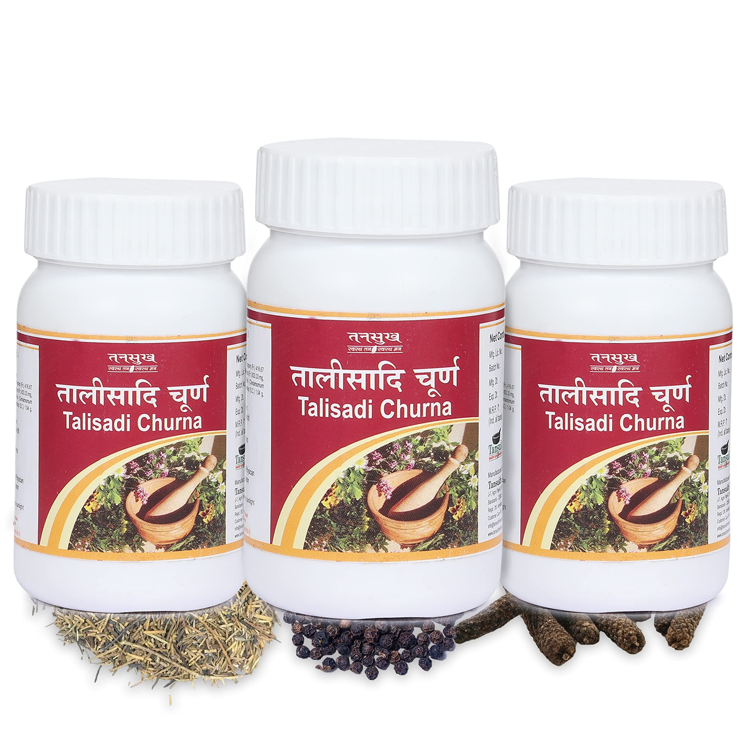 Tansukh Talisadi Churna 60g (Pack of 3)