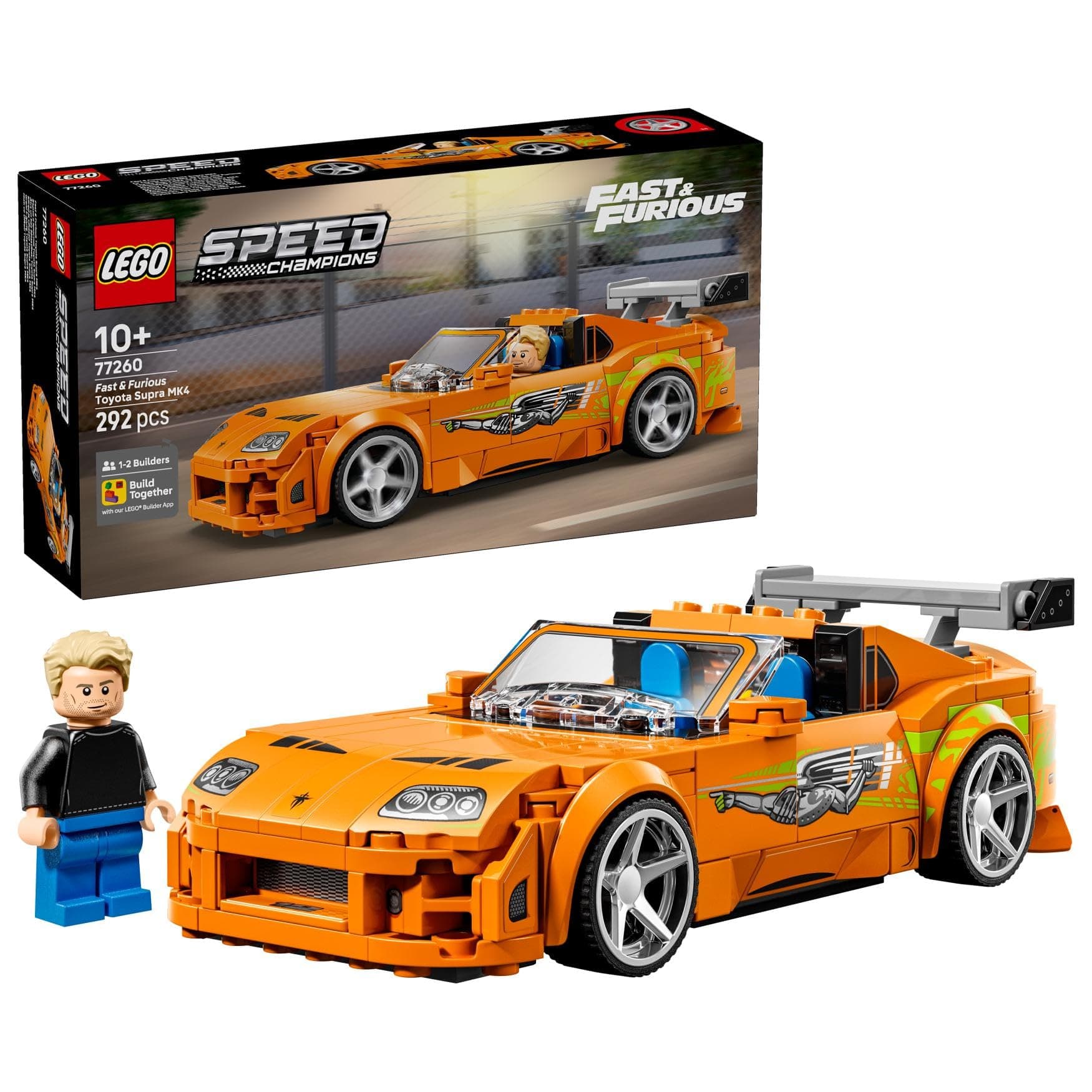 LEGO® Speed Champions The Fast and The Furious Toyota Supra MK4 - Sports Car Set 77260