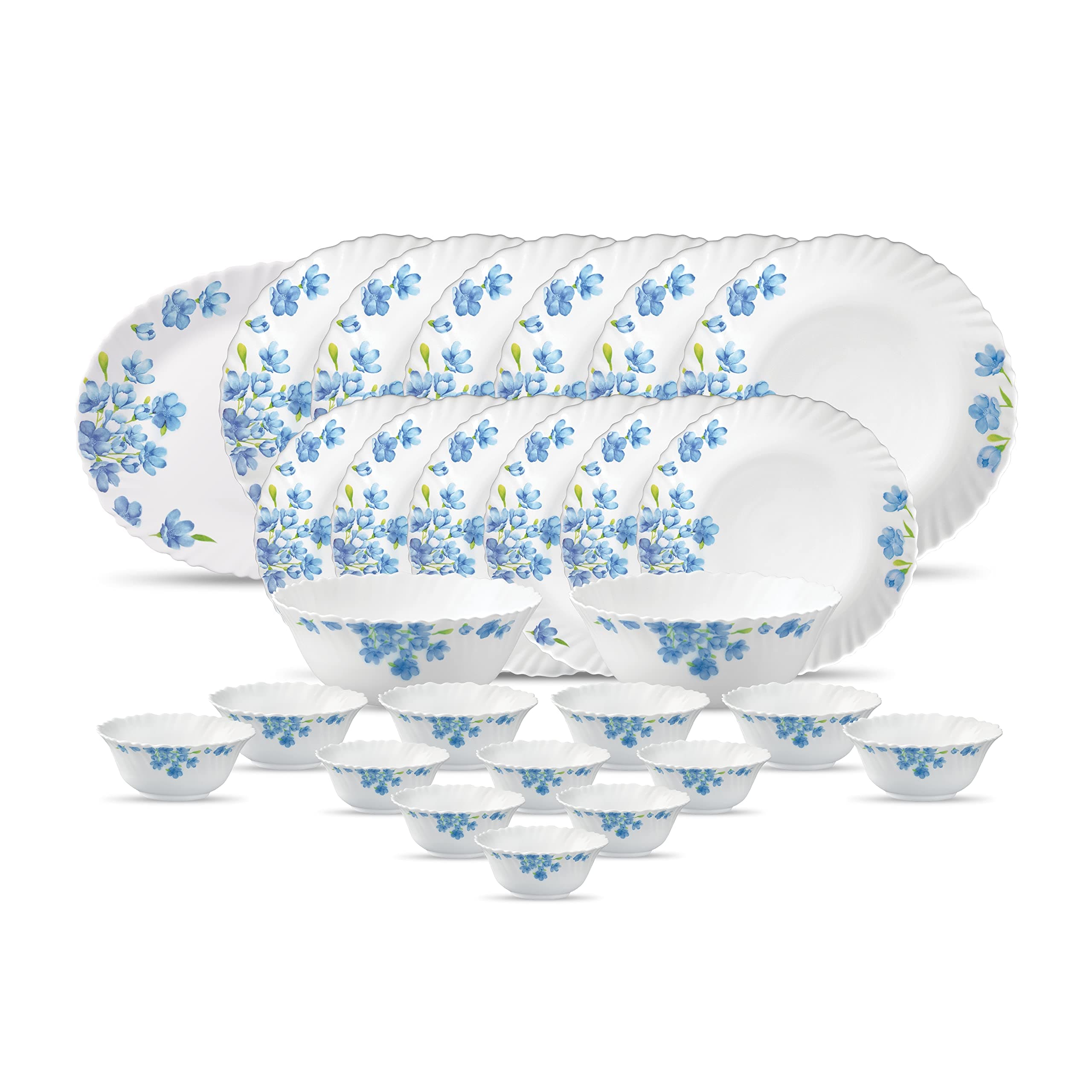 La Opala, Classique Collection, Opal Glass Dinner