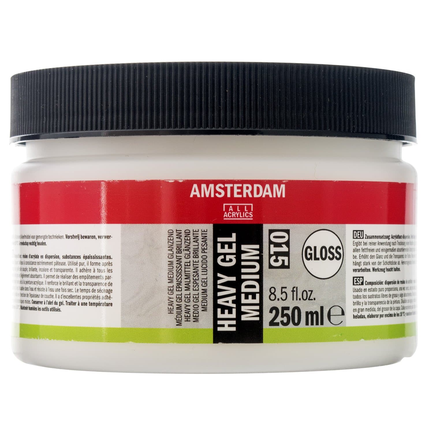 AMSTERDAM HEAVY GEL MEDIUM GLOSSY -250 ML