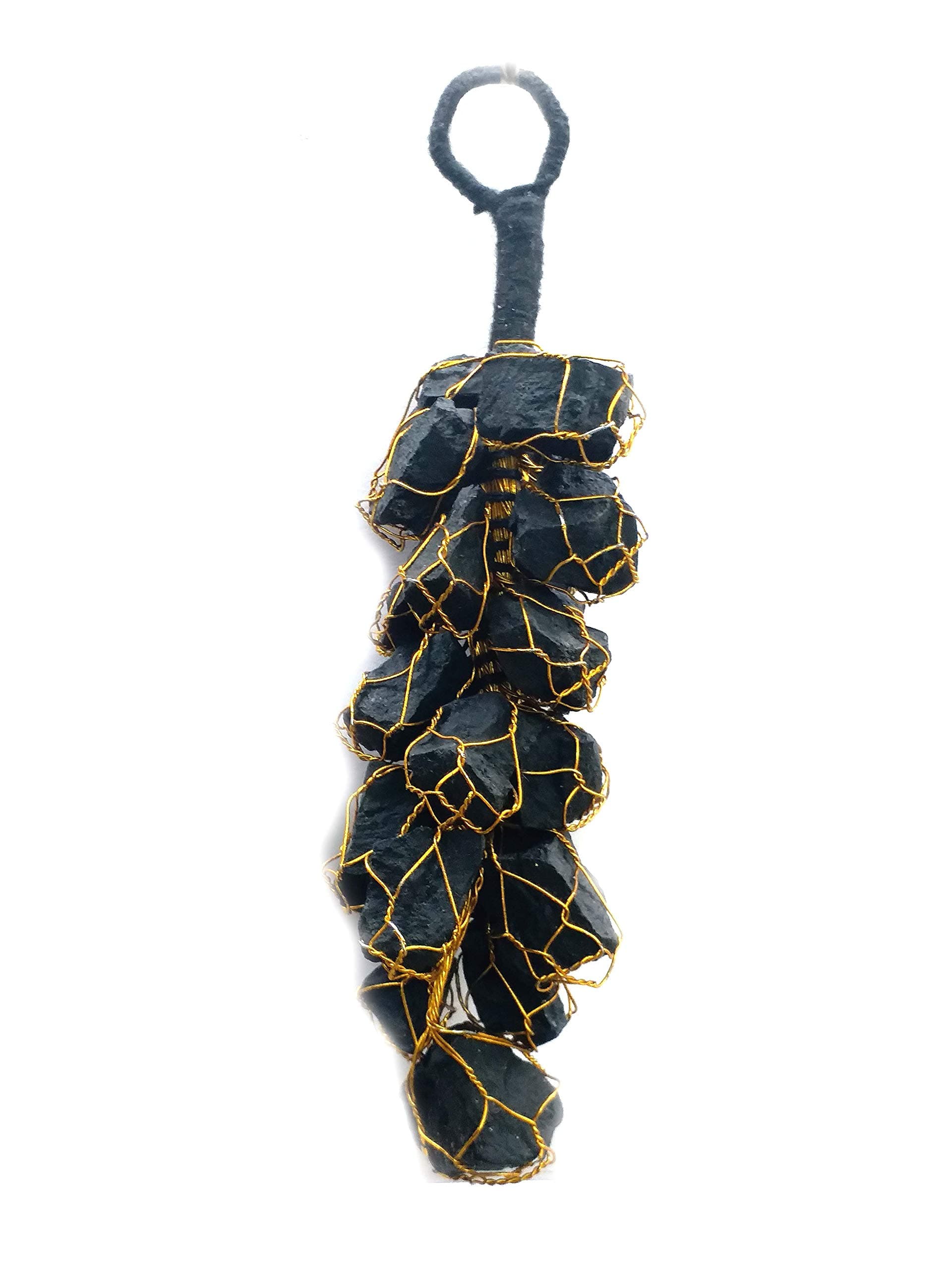 ASTROGHAR Crystal Door Hanging Chunks (17 x 5 cm, Black)