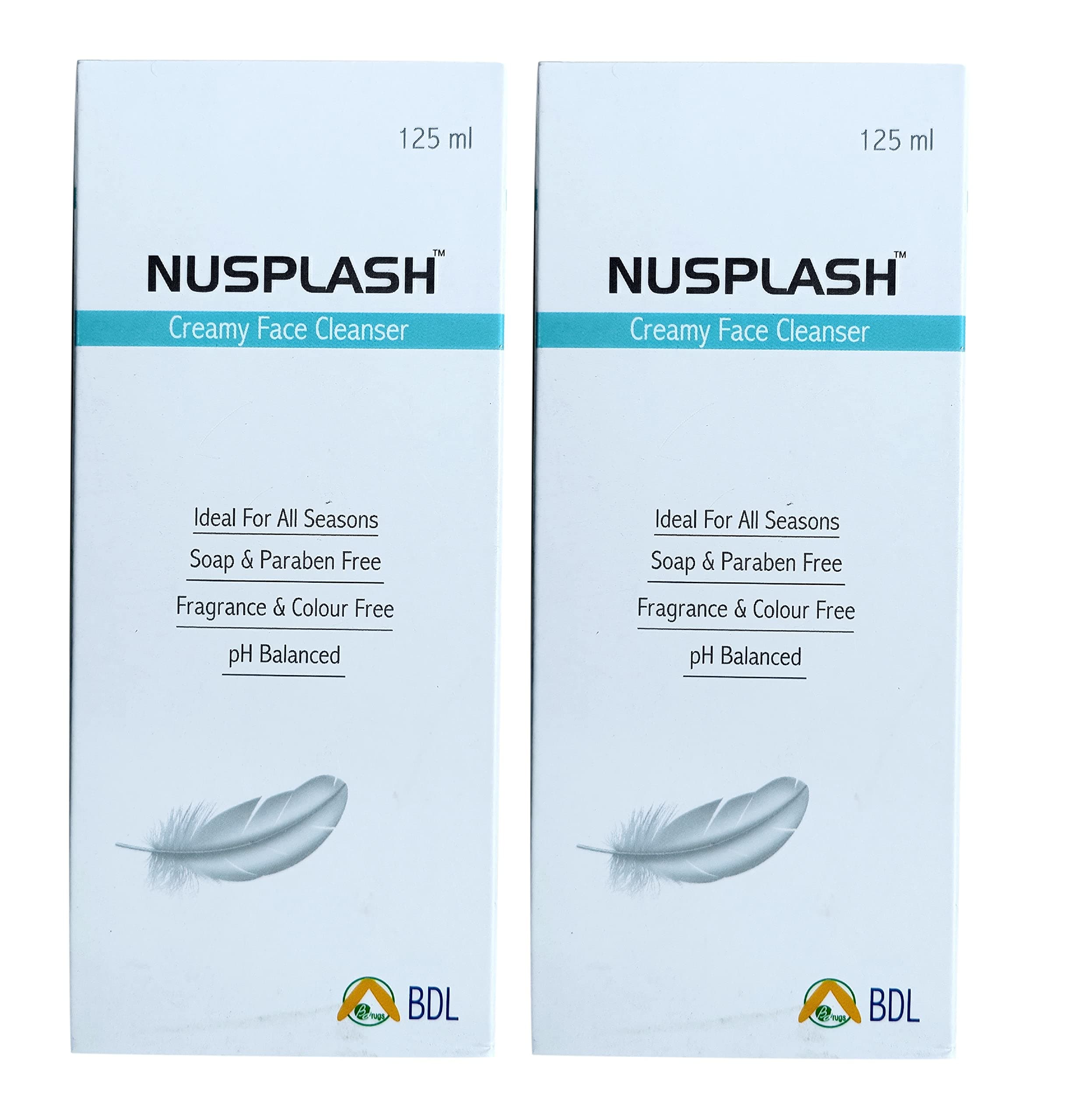 OPERIO Nusplash Creamy Face Cleanser (Pack of 2 * 125ml)