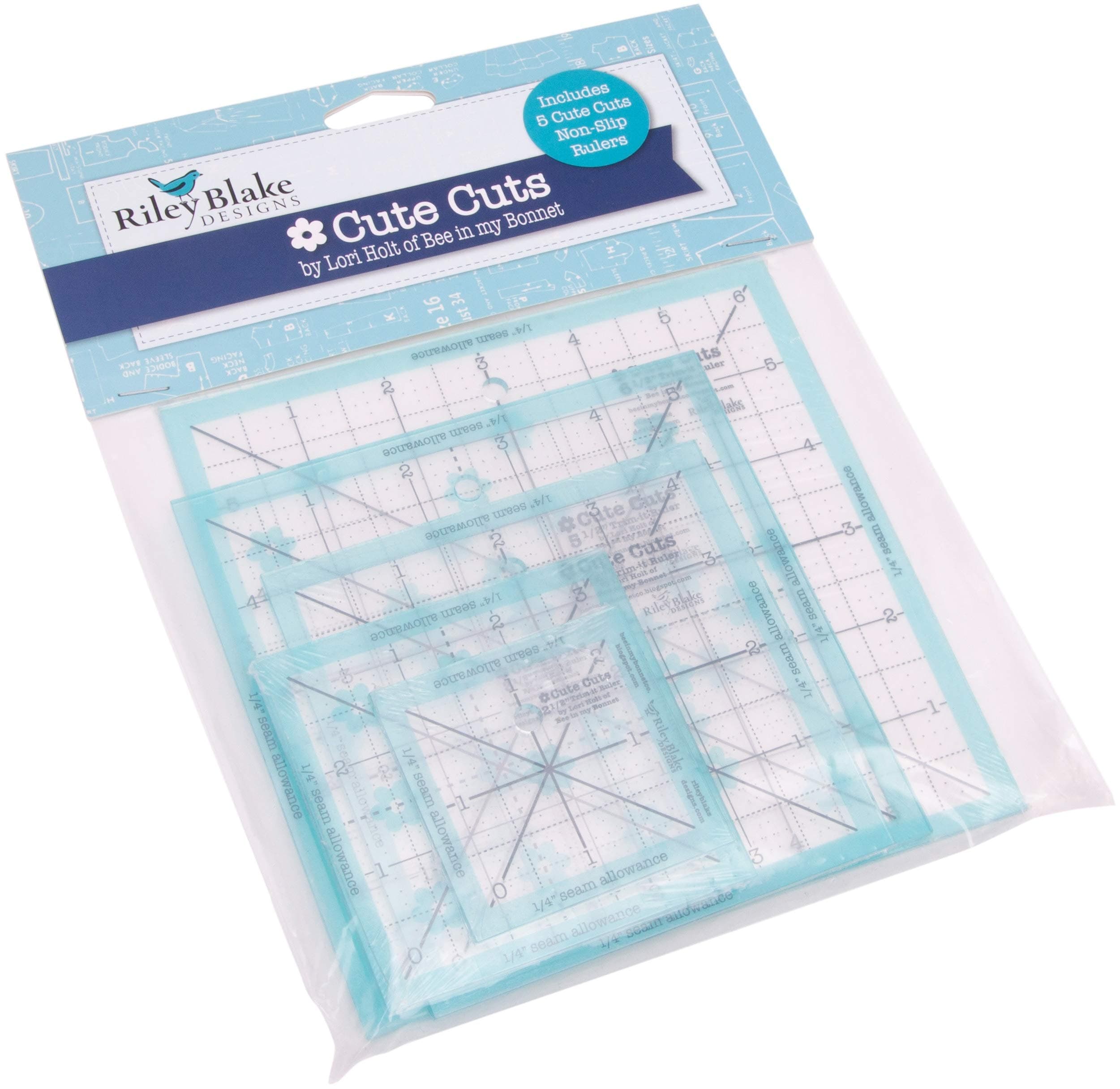Riley Blake Designs by Lori Holt - Trim-It Square Ruler Pack - 2.5"