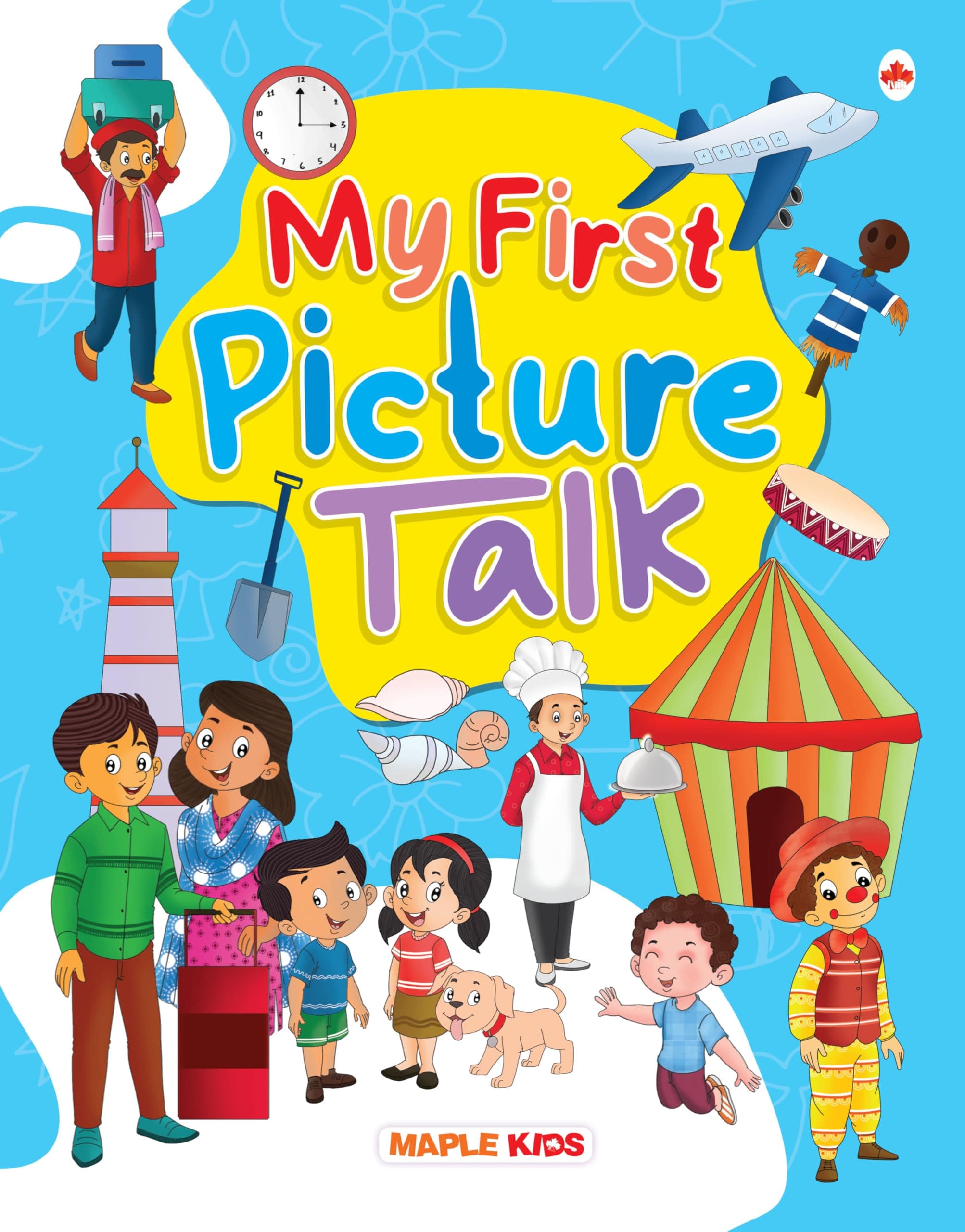 Picture Talk and Conversation Book for Kids (Colourful Pictures) - Age 2-6 Years - Good for Pre-schoolers, Toddlers