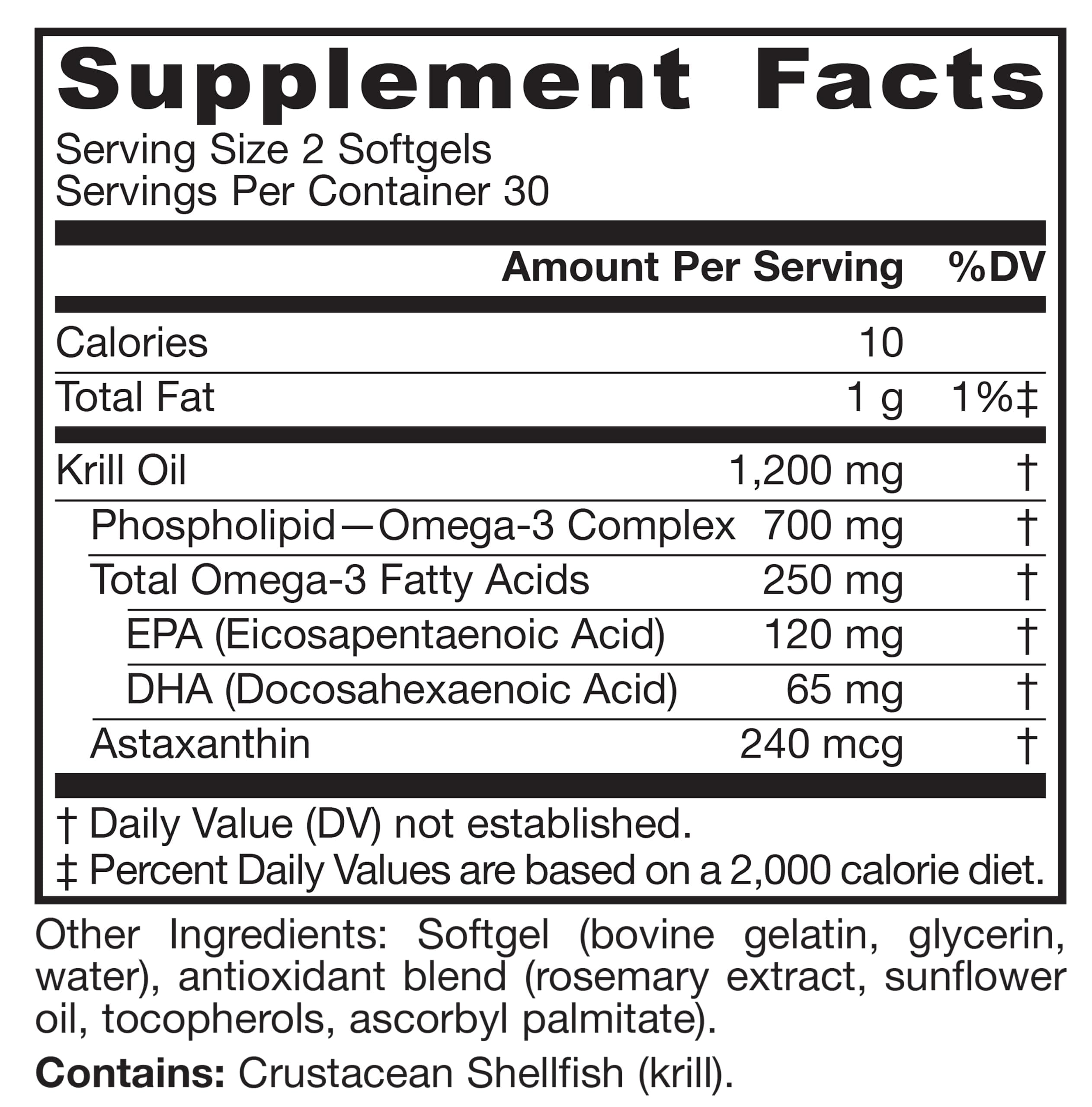 Jarrow Formulas Krill Oil - 60 Softgels