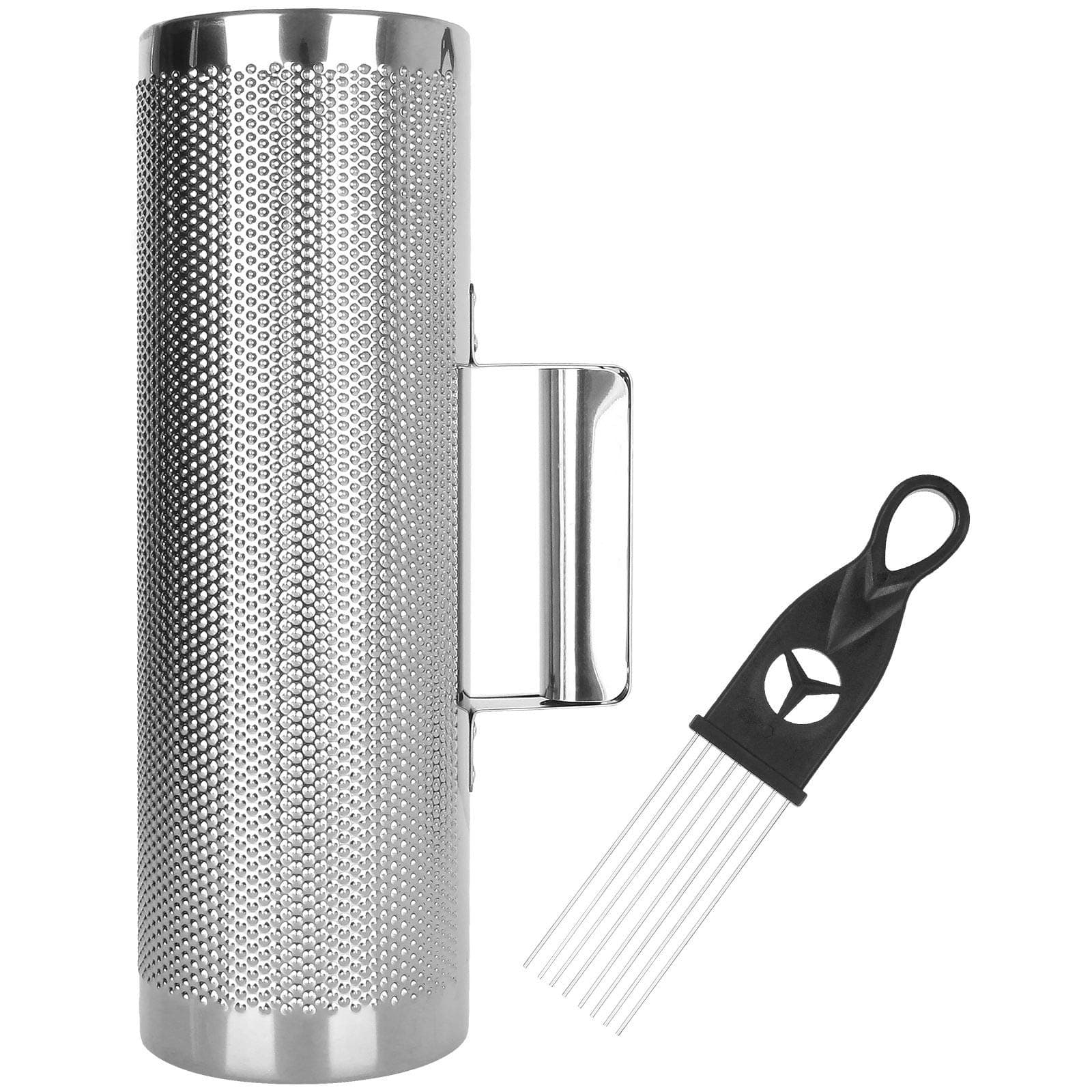 12" x 4" Metal Guiro Shaker, Stainless Steel Guiro Instrument with Scraper, Shaker Musical Instruments, 12" 4" Latin Percussion Instrument Musical Training Tool
