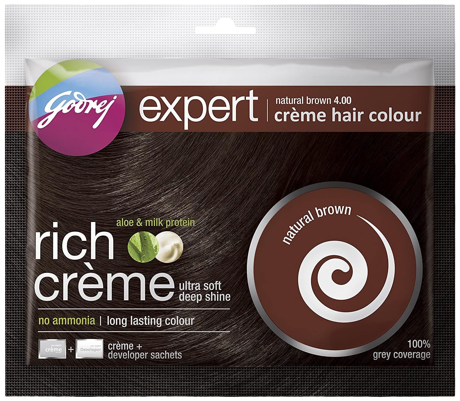 Godrej Expert Rich Crème, Natural Brown