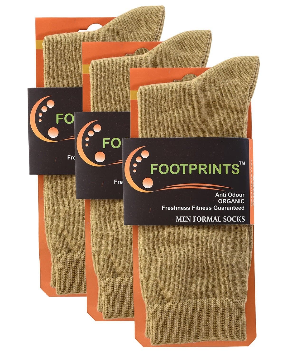 FOOTPRINTS Organic Cotton Men's Formal Socks (3)