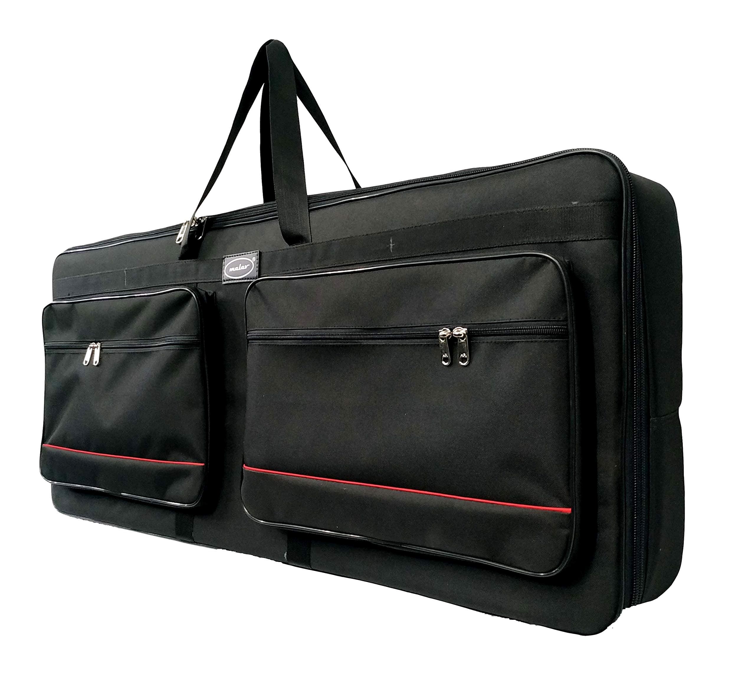 MALAV Yamaha PSR-I500 Keyboard Heavy Duty Thick Padded Cover Carry Bag with Shoulder Straps & Waist Belt