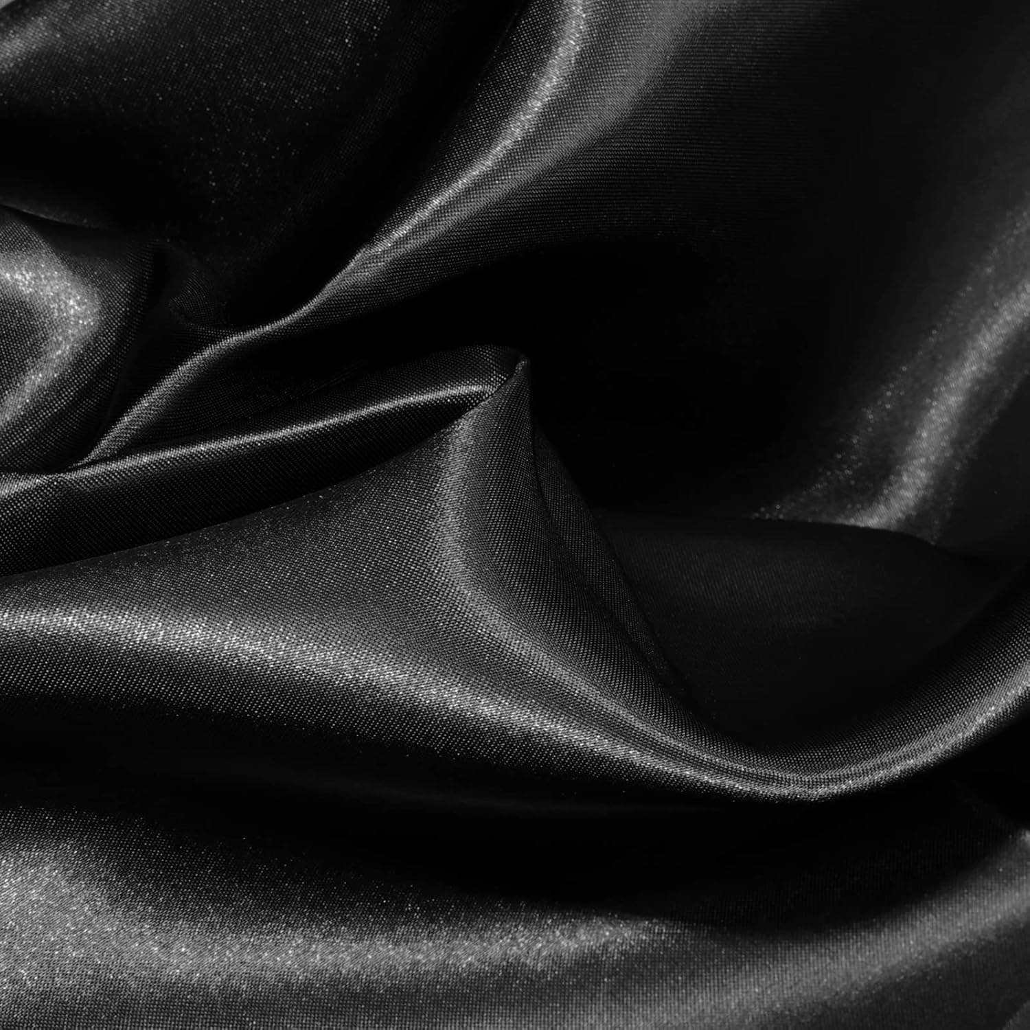 Filloxy Plain Silky Shine Satin Fabric Material for Fashion Design Stitching Multiple Use Includes Dress, Pillow Cover, Designer Cloths, Home Decor Material - 44" Hight