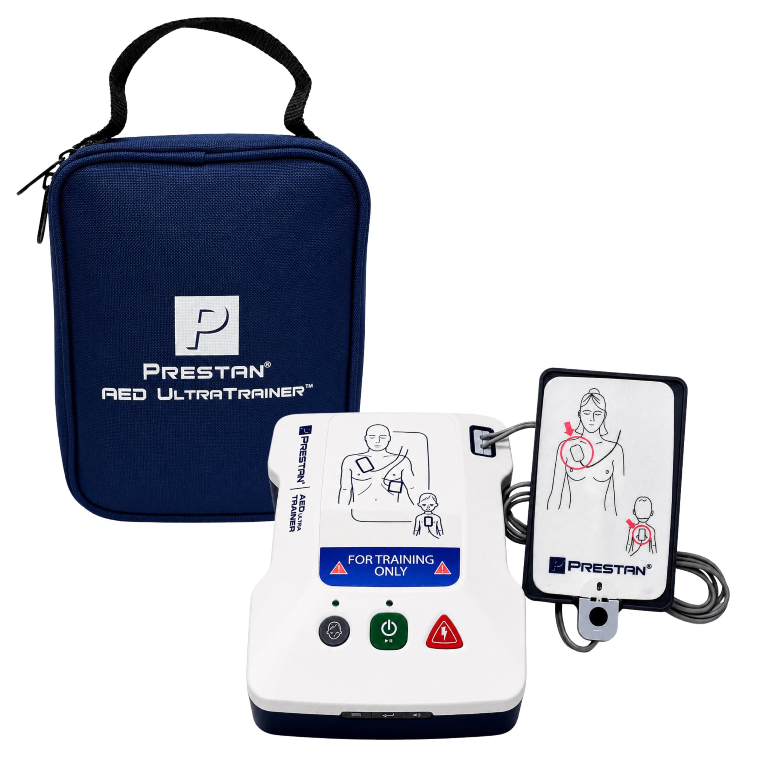 Prestan AED Ultra Trainer Single Unit with English and Spanish Languages