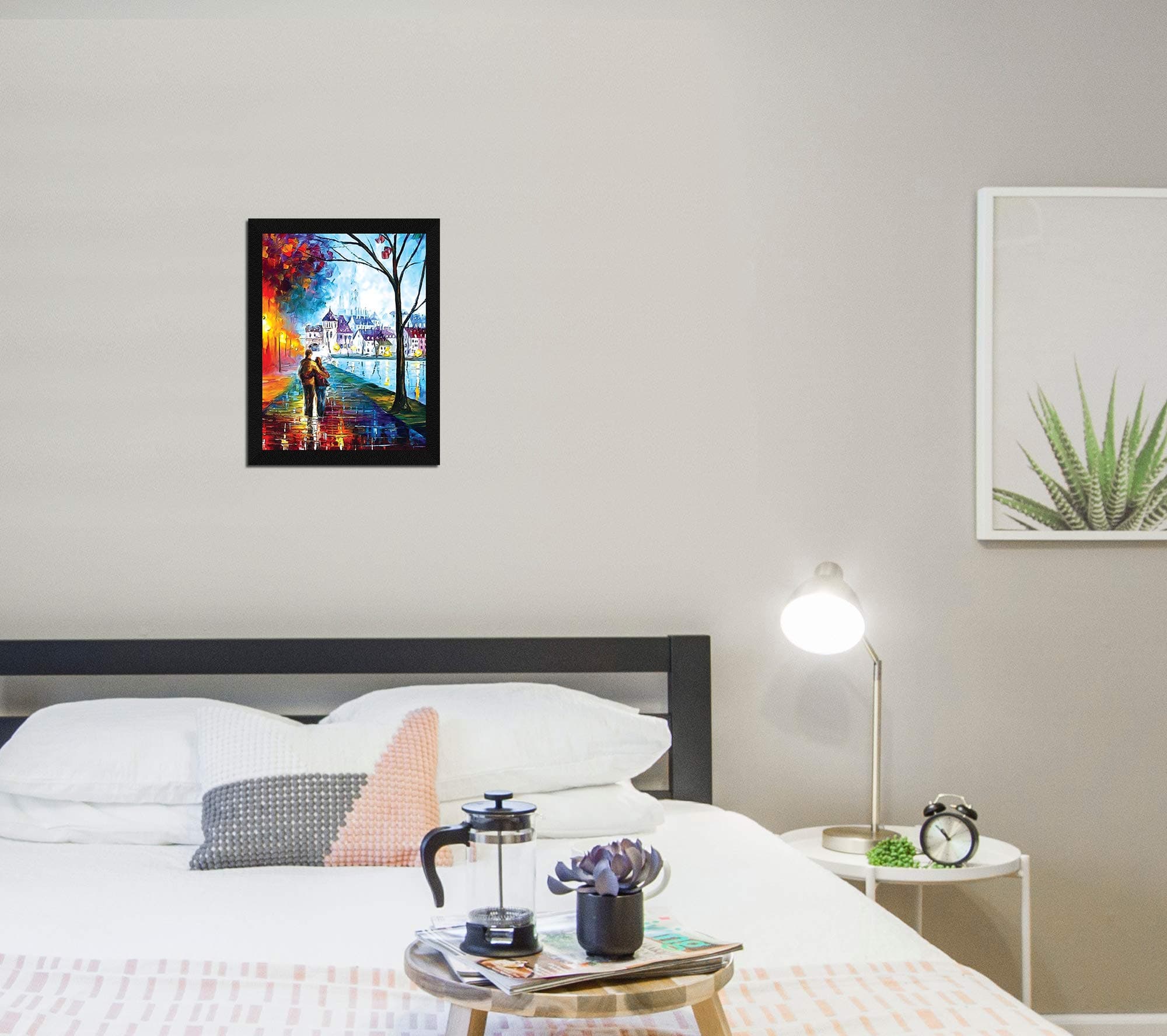 ArtX Paper Romantic Couple Scenic Wall Art, Multicolor, Romantic, 10.0 X 13.0 inches, Set of 1