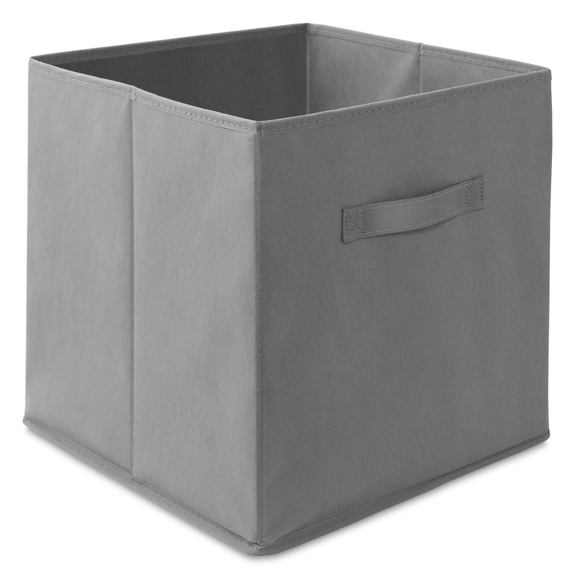 Lukzer 1PC Storage Organizer Box Space Saving Multipurpose Basket for Storing Toys, Clothes, Books Closet Space Saver Bins Under Bed Storage Box Wardrobe Space Saver (Grey / 30 x 30 CM) CH-241