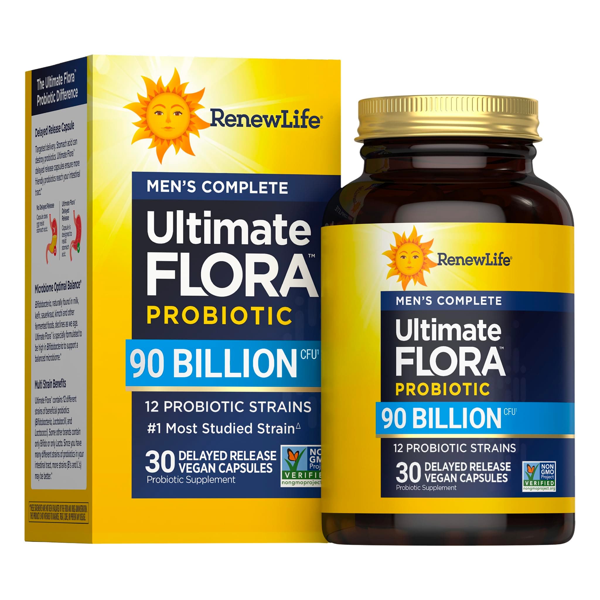 Renew Life Ultimate Flora Complete Diet Supplement for Men, 30 Count