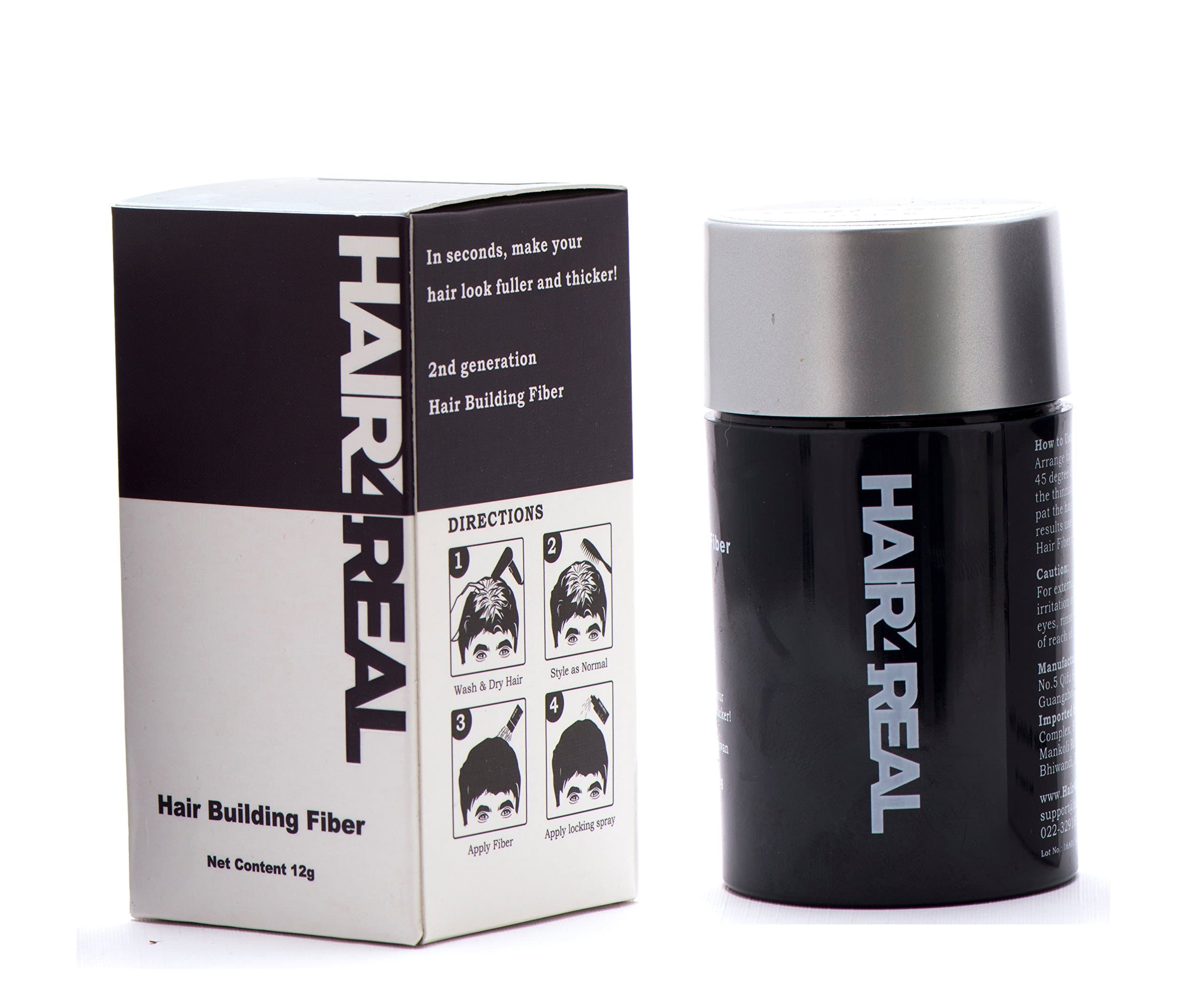 Hair4Real Instant Hair Fibers, Brown, 12 g