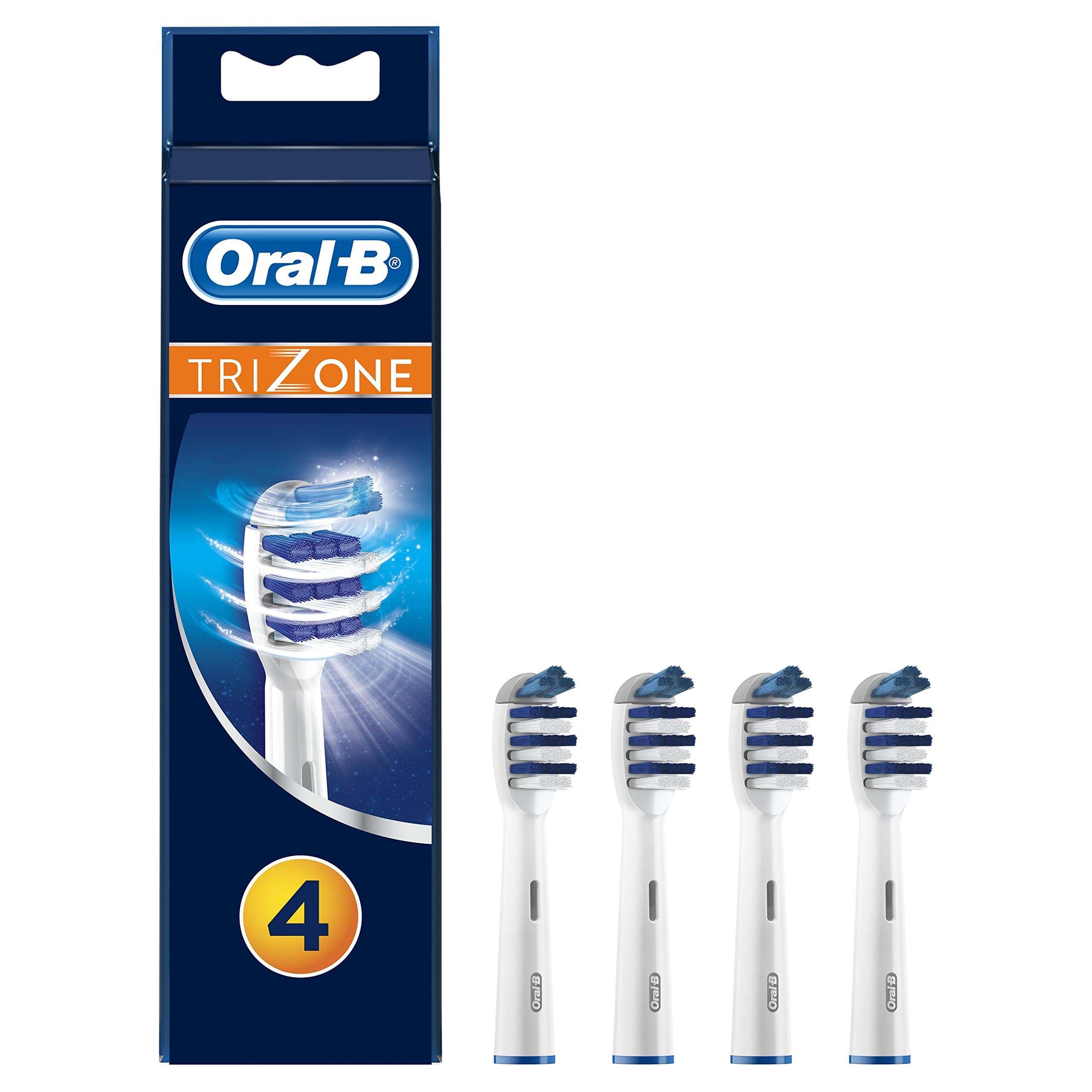 Oral-B Trizone Replacement Brush Heads powered by Braun (EB30-4)