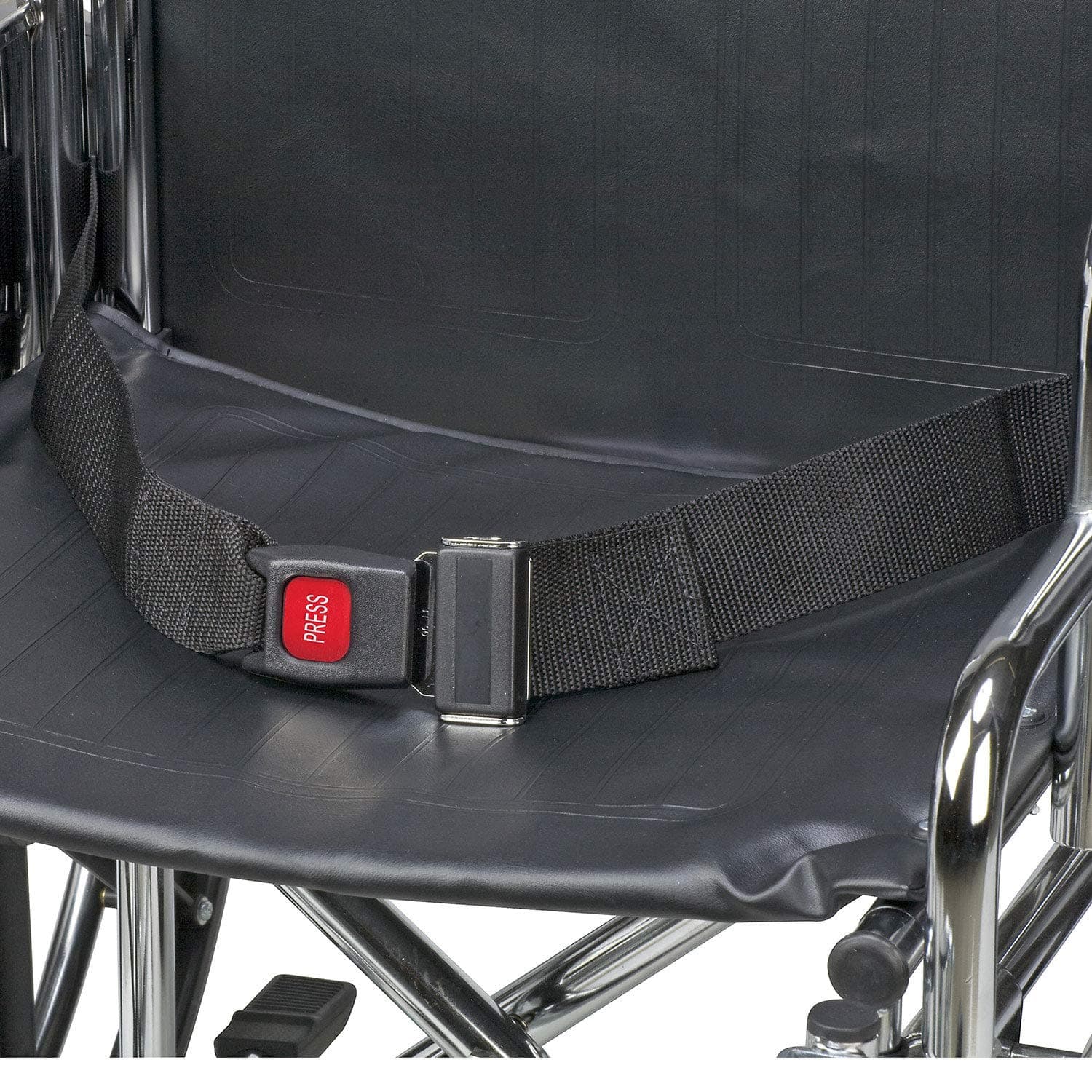 DMI Wheelchair Seat Belt, Wheelchair Safety Harness, Black