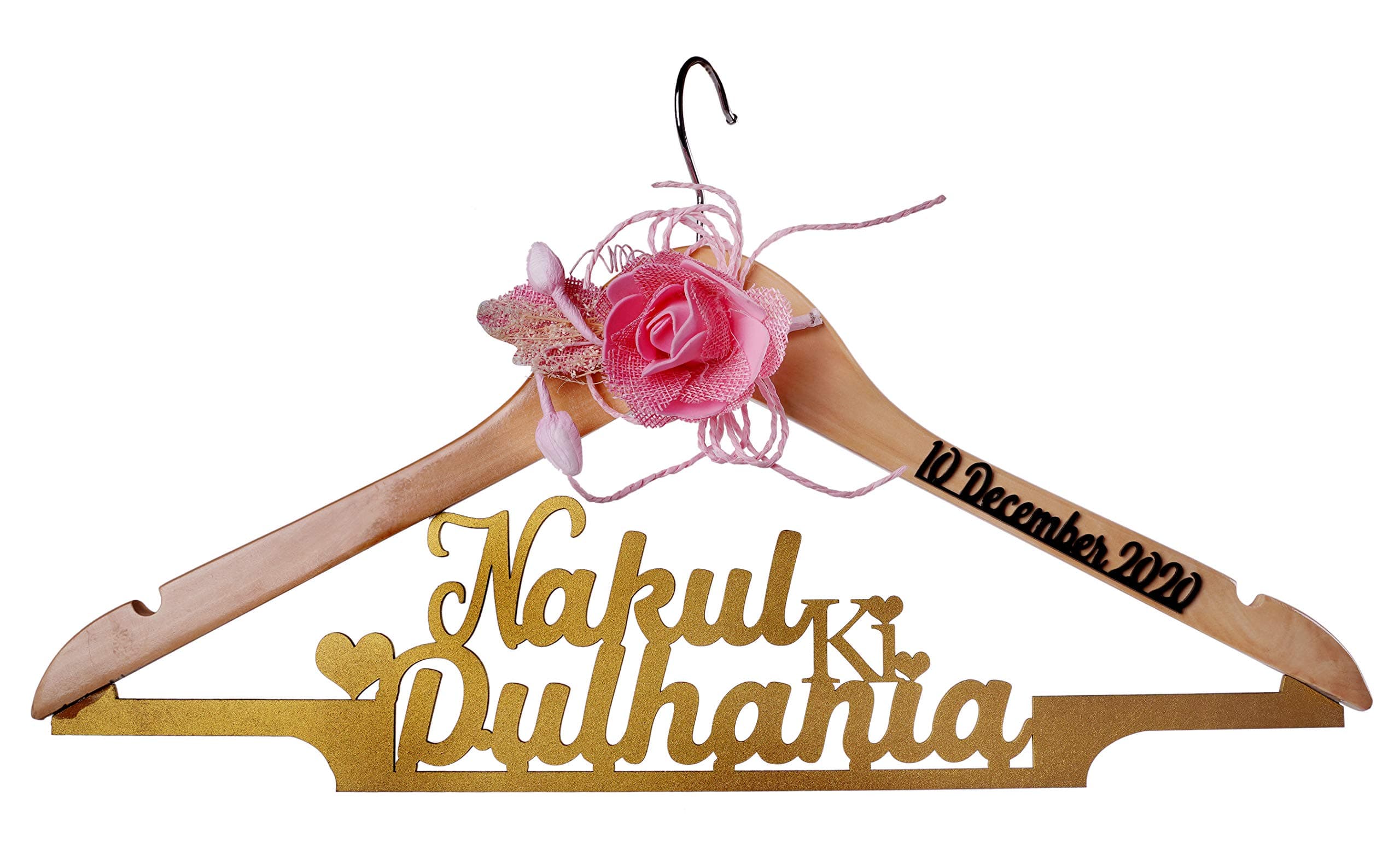 The Bride Made Personalized Hangers for Bride/Customized Hanger/Wooden Hanger