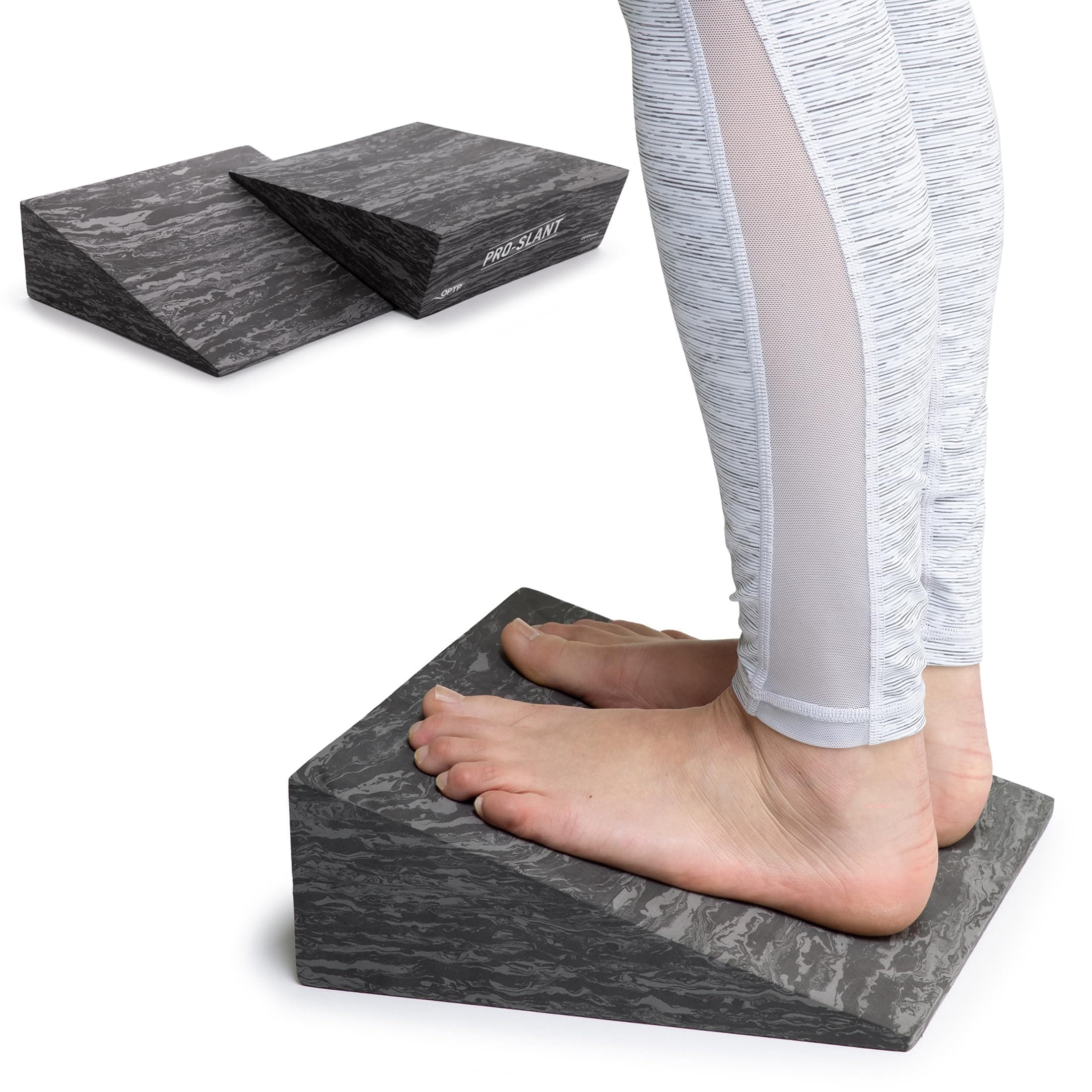 OPTP PRO-Slant ââ‚¬â€œ Professional Foam Incline Slant Boards for Calf, Ankle and Foot Stretching (4971)