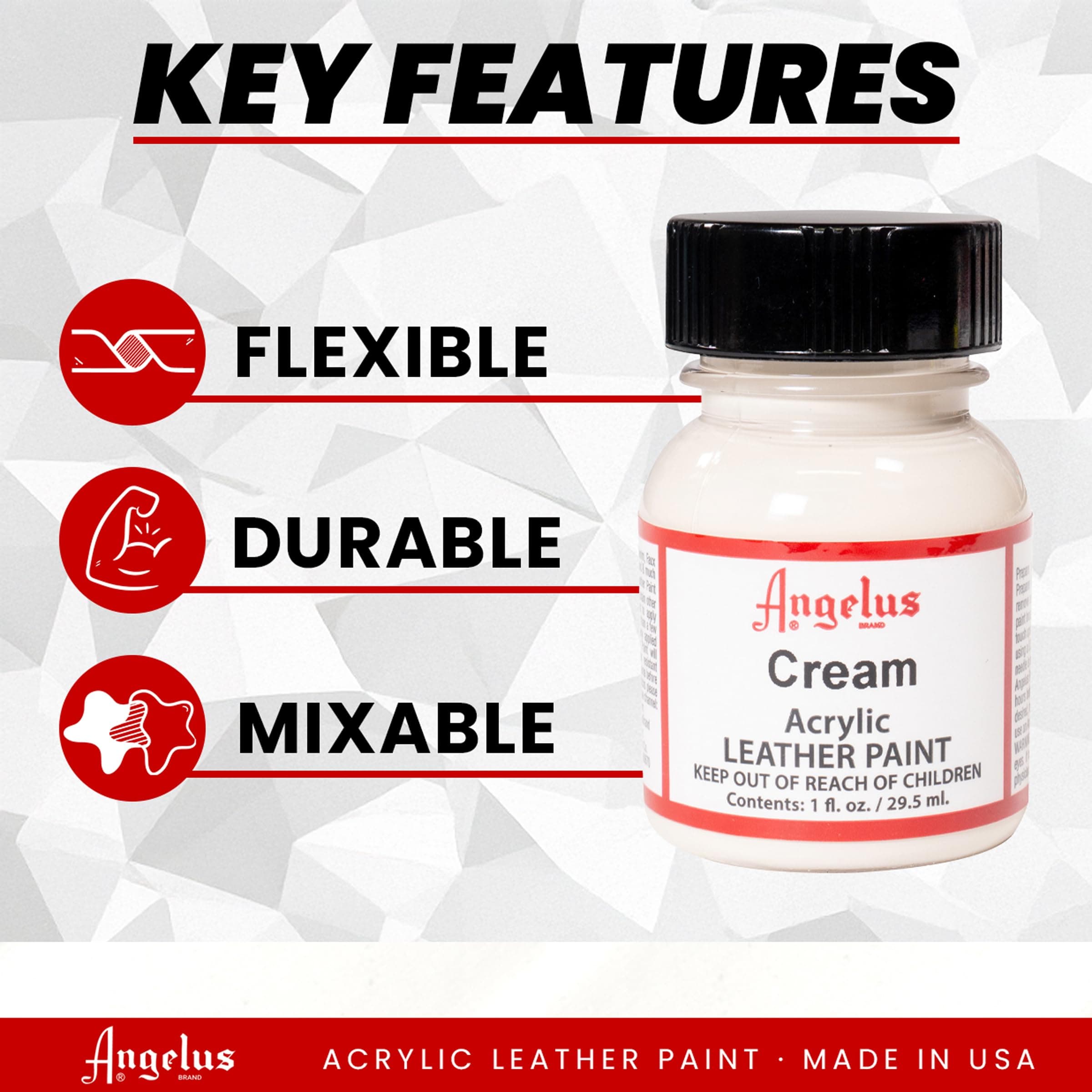Angelus Angelus Leather Paint 1 Oz Cream