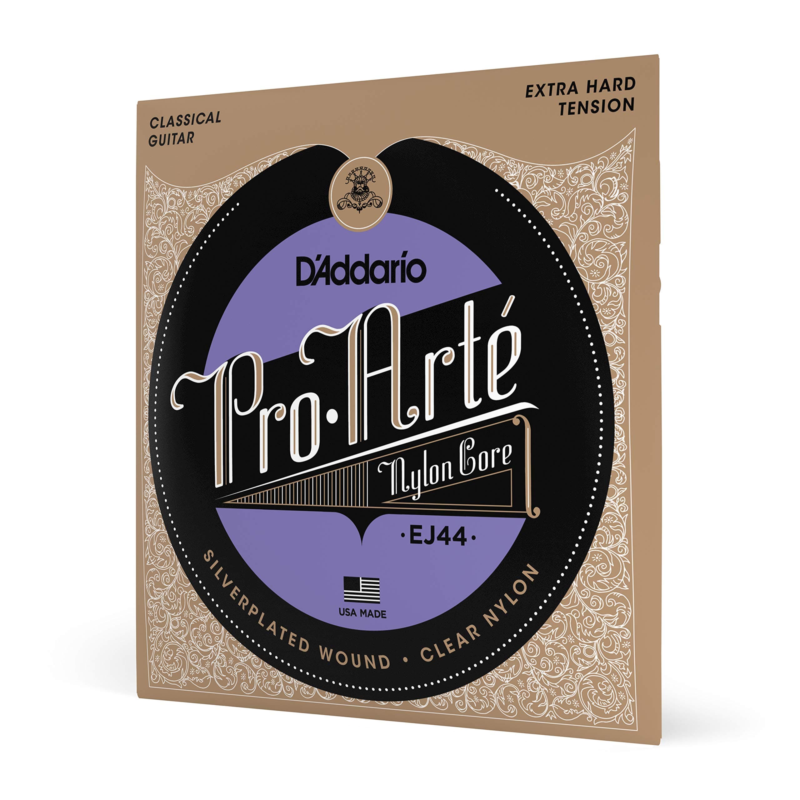 D'Addario EJ44 Pro-Arte Nylon Classical Guitar Strings, Extra Hard Tension